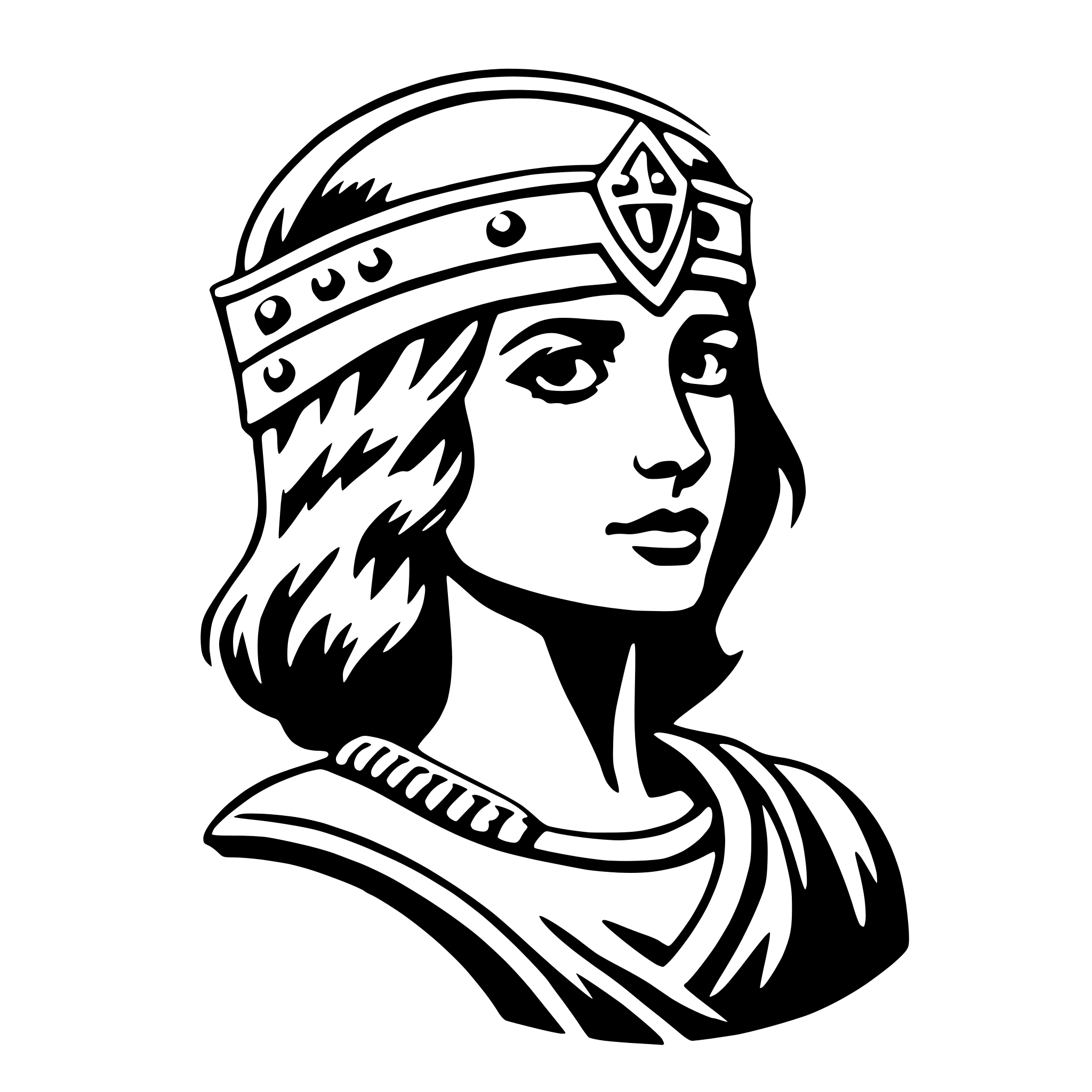 AI-generated SVG of 'athena'