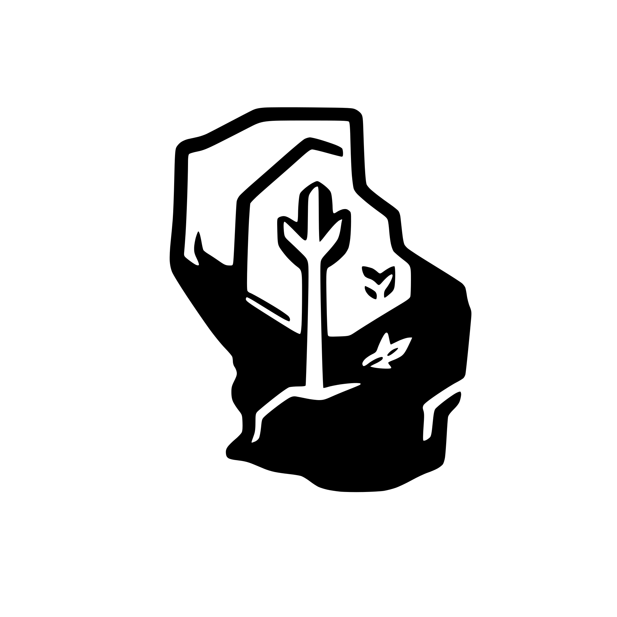 AI-generated SVG of a icon of map of the netherlands