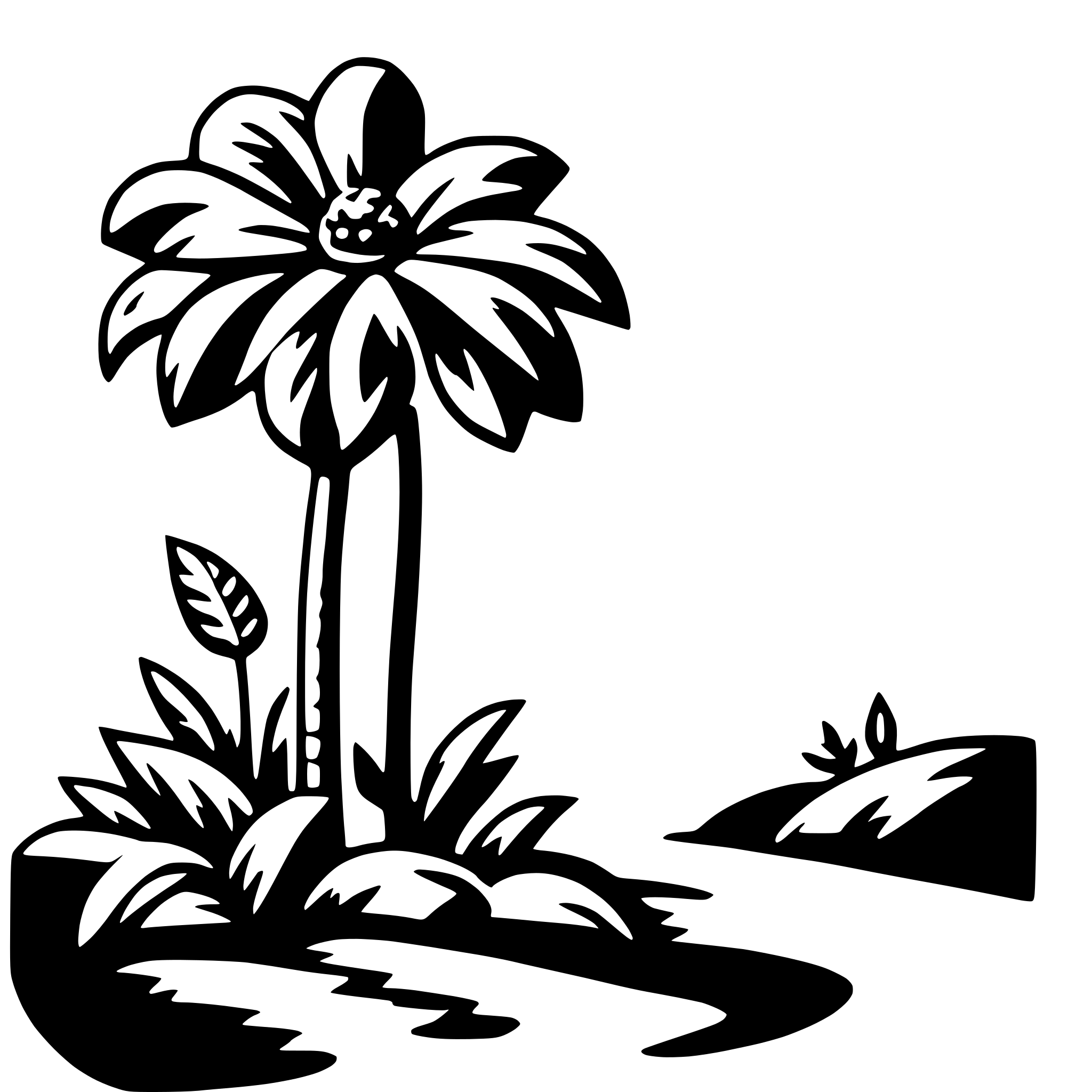 AI-generated SVG of a fresco