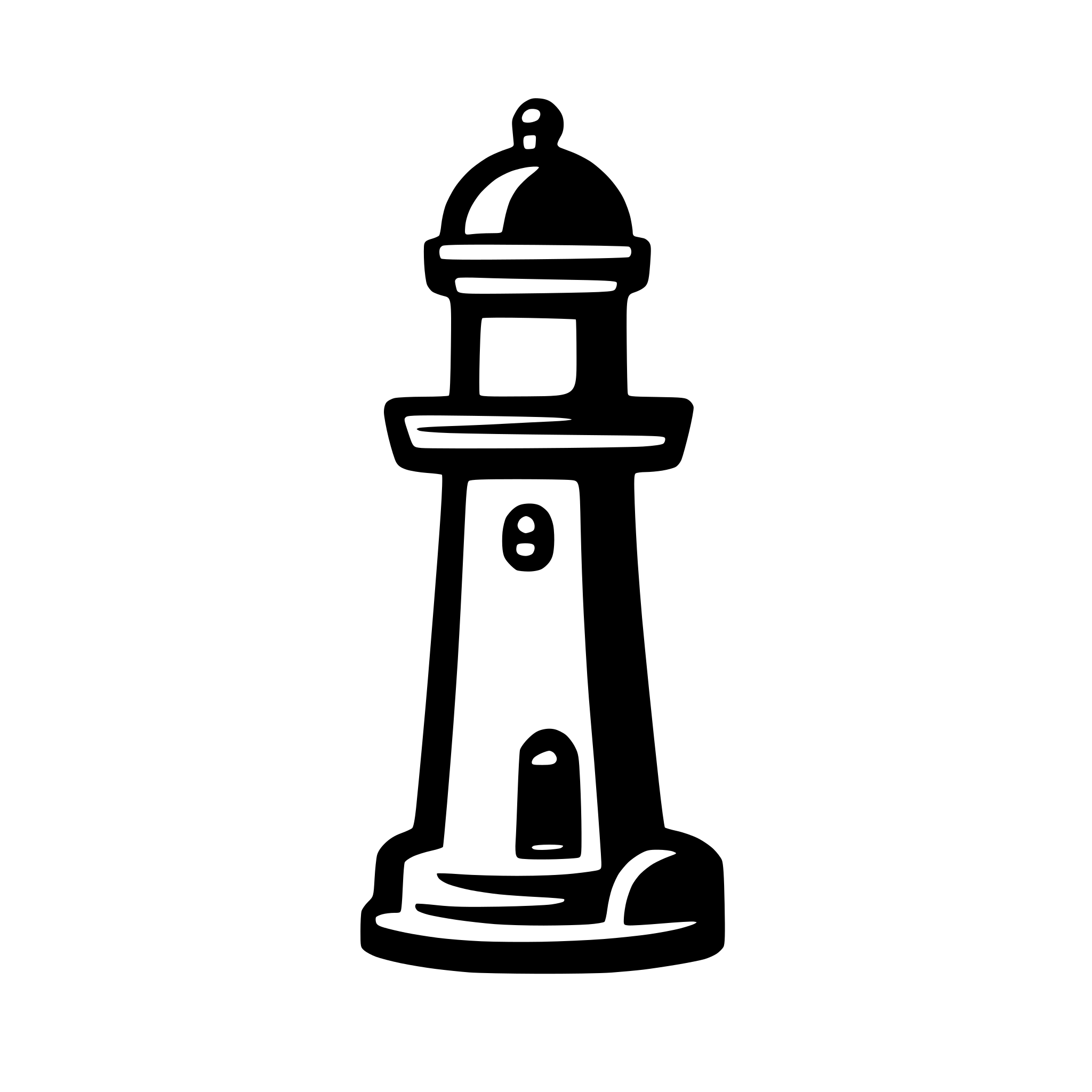AI-generated SVG of a minimalist detail lighthouse icon for website logo AI-generated SVG of a minimalist detail lighthouse icon for website logo