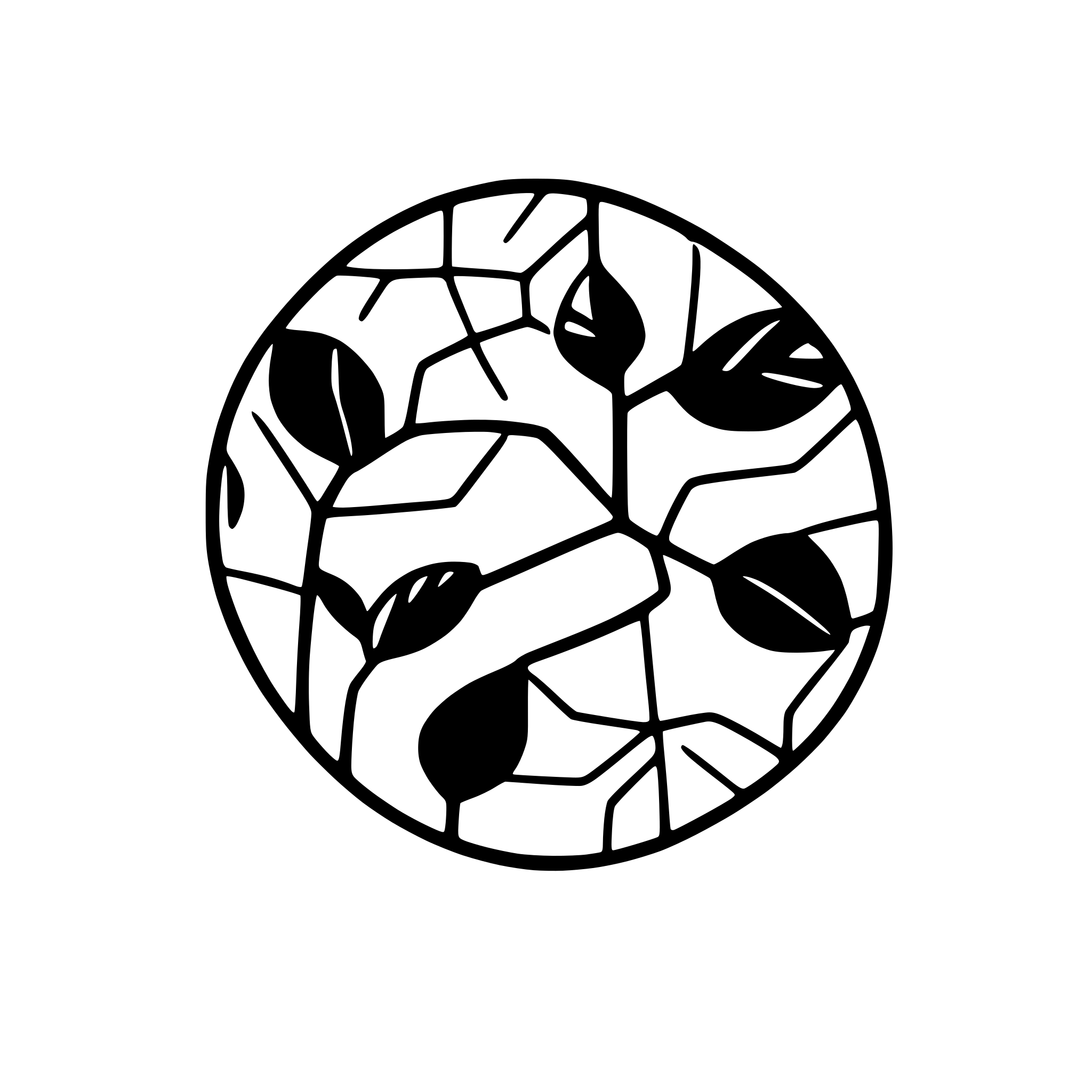 AI-generated SVG of a Neural network SVG line art, minimal