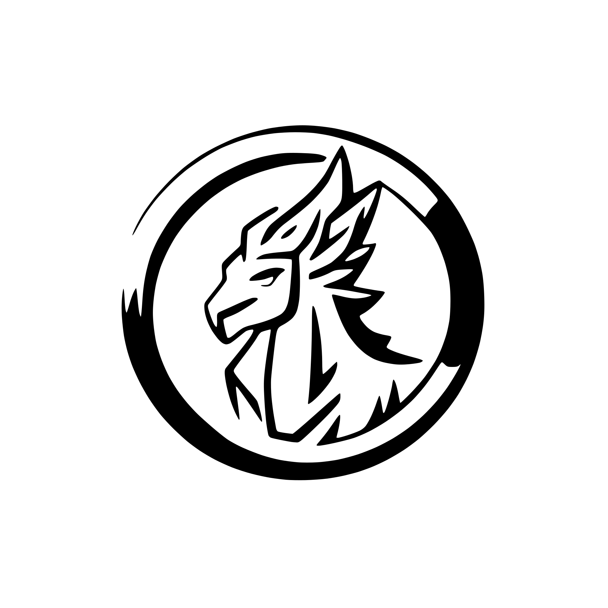 AI-generated SVG of a pegasus logo