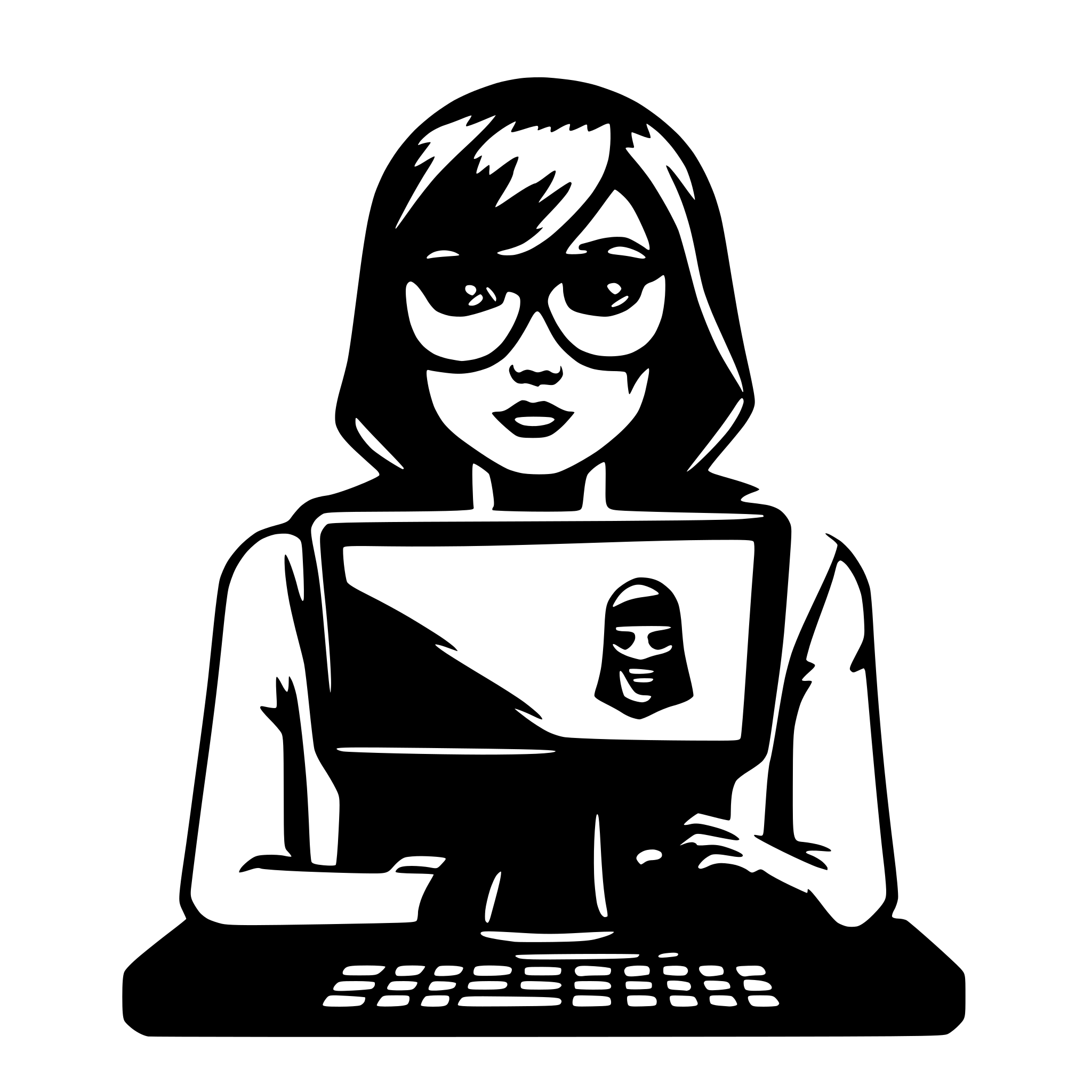 AI-generated SVG of a cybersecurity website header