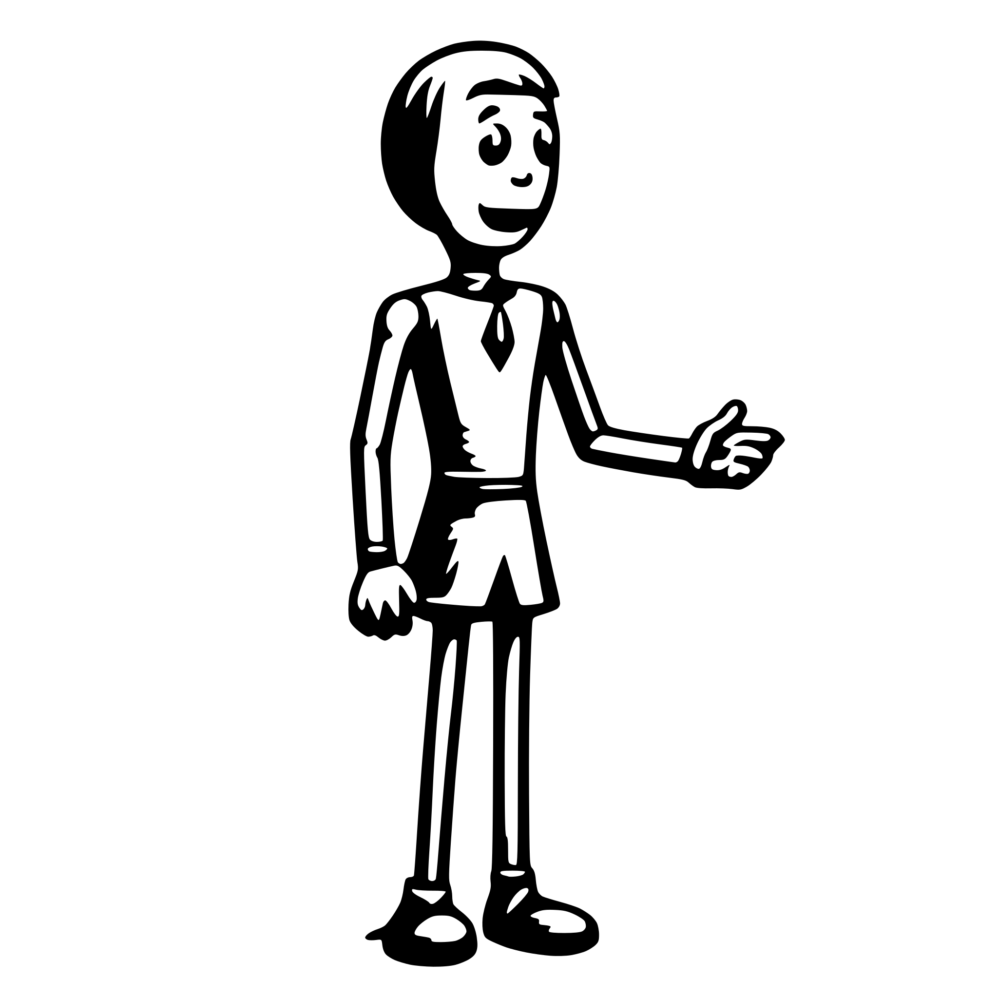AI-generated SVG of 'surprised stick figure'