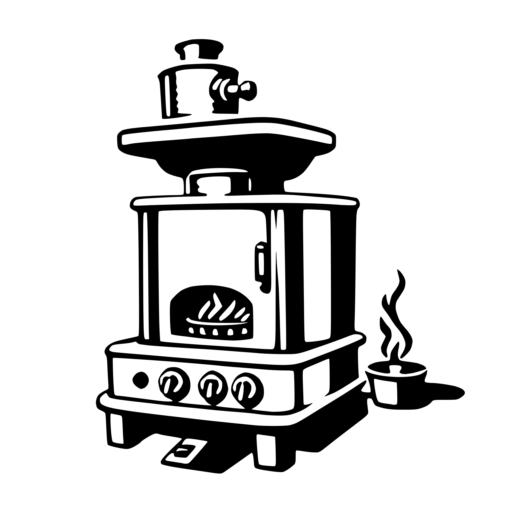 AI-generated SVG of a stove