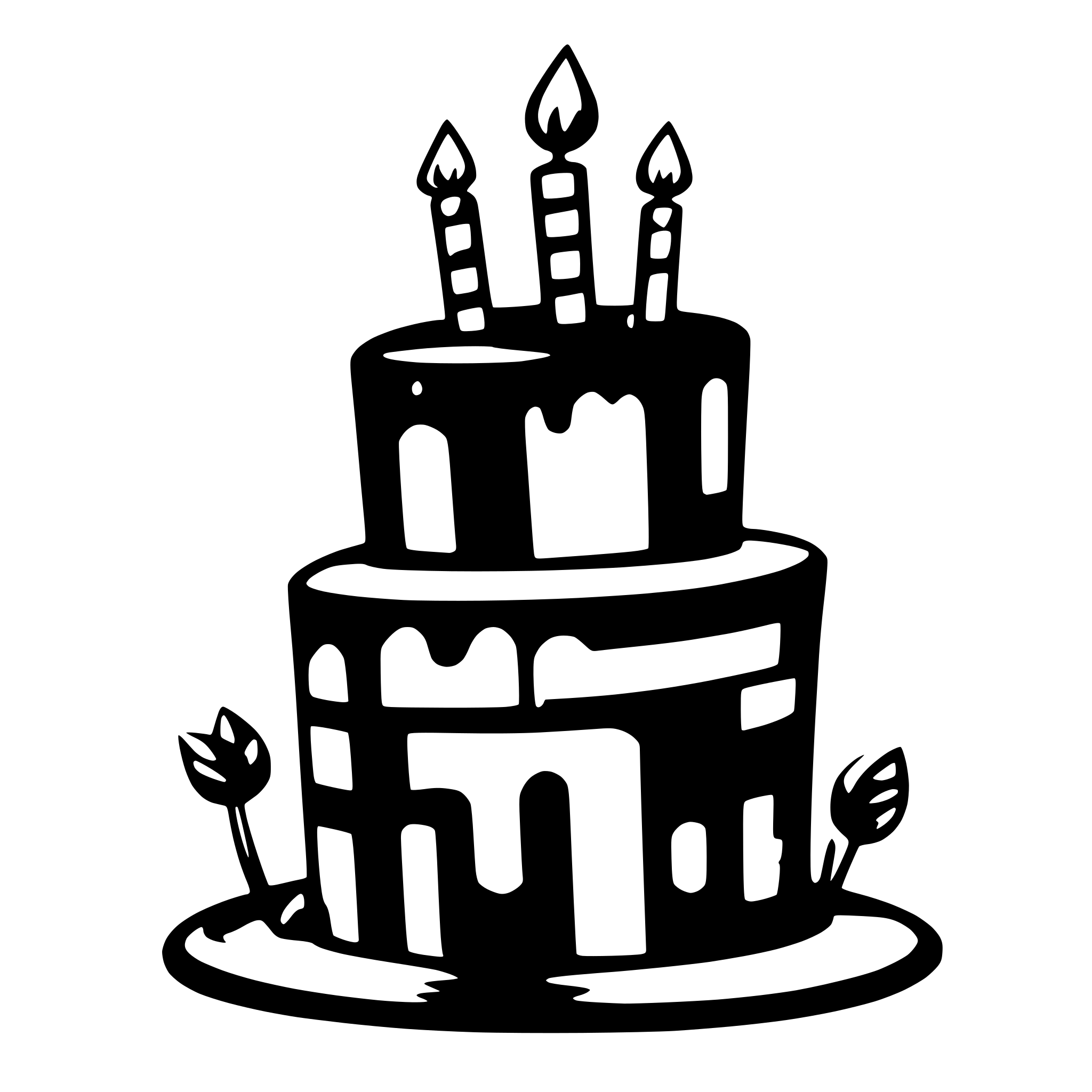AI-generated SVG of '40 birthday'