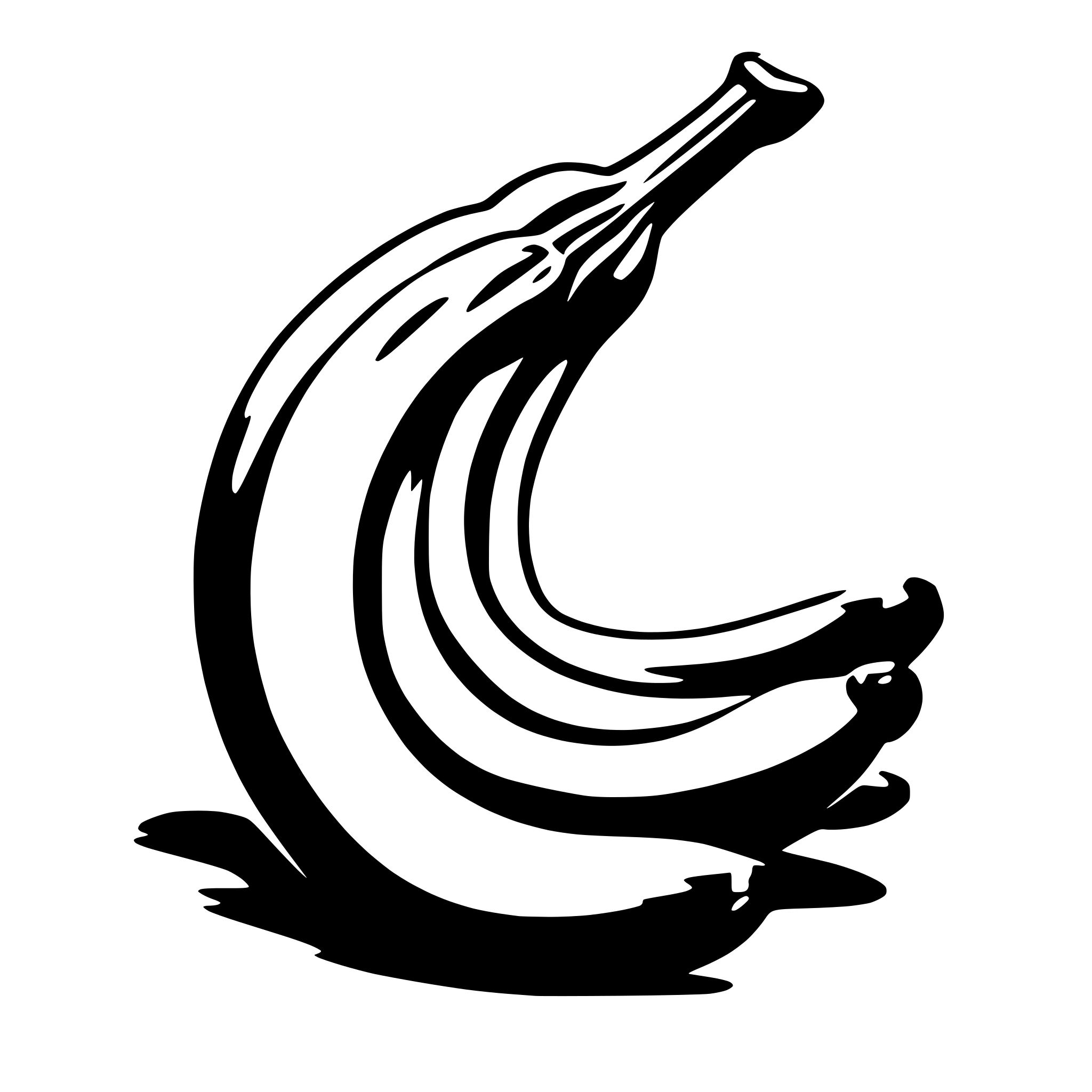AI-generated SVG of 'banana minimalist'