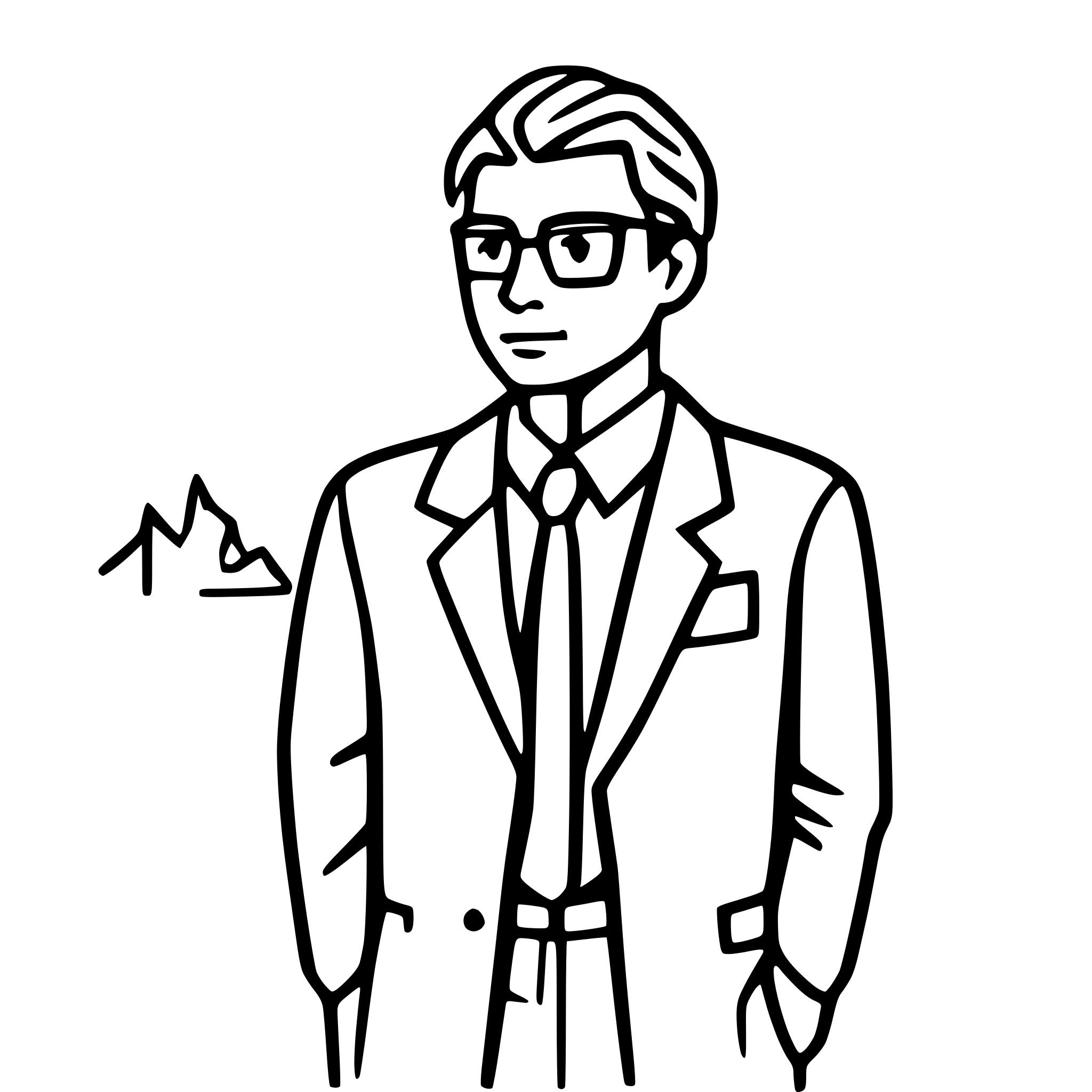 AI-generated SVG of a A doodle-style line art of a business executive man standing under the sun, sweating, with visible heat waves rising, wiping his forehead with a handkerchief; simple monochrome outline, minimal detail, clear smooth paths, no fill colors, on white background, optimized for SVG animation.