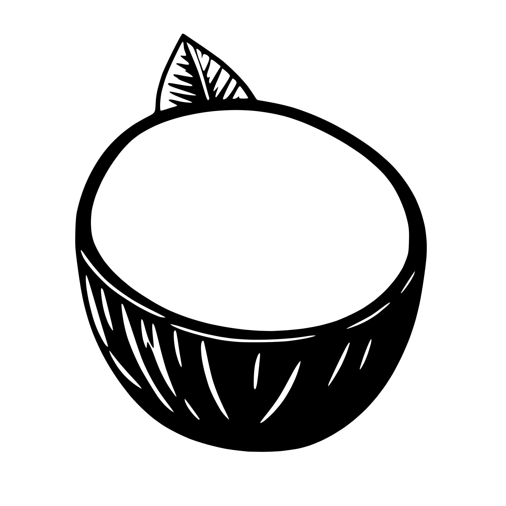 AI-generated SVG of 'coconut'