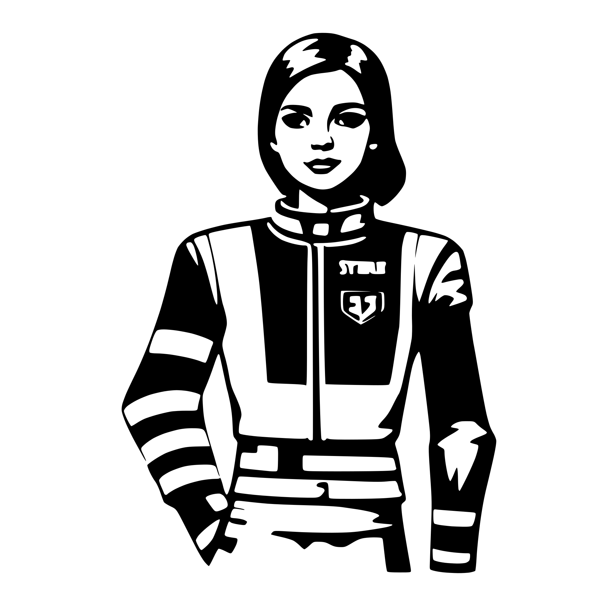 AI-generated SVG of a paralela sports uniform