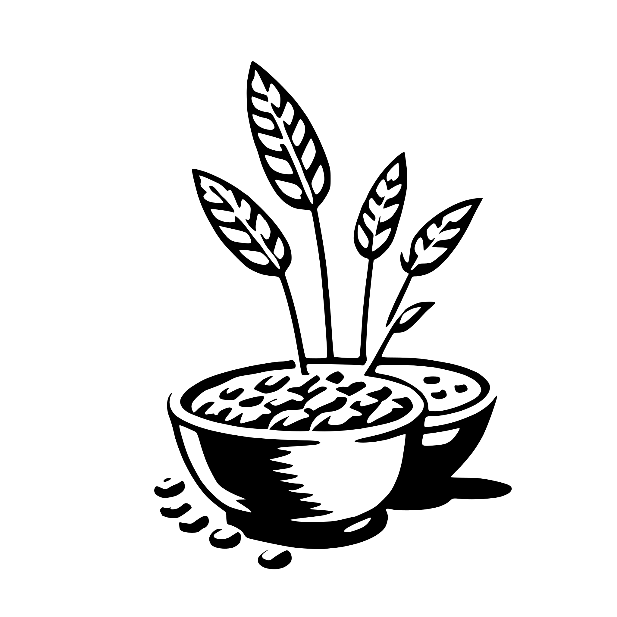 AI-generated SVG of a oats
