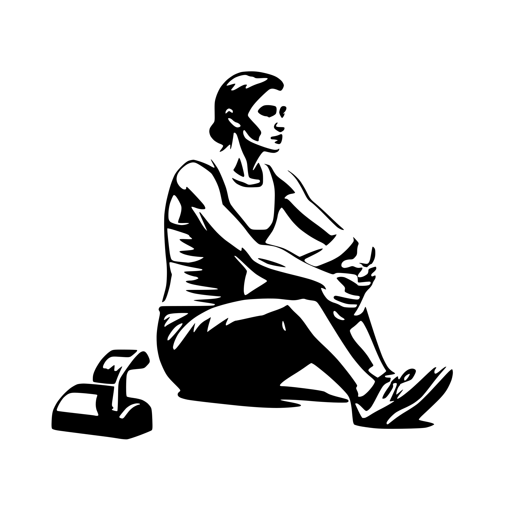 AI-generated SVG of 'sit-up exercise'
