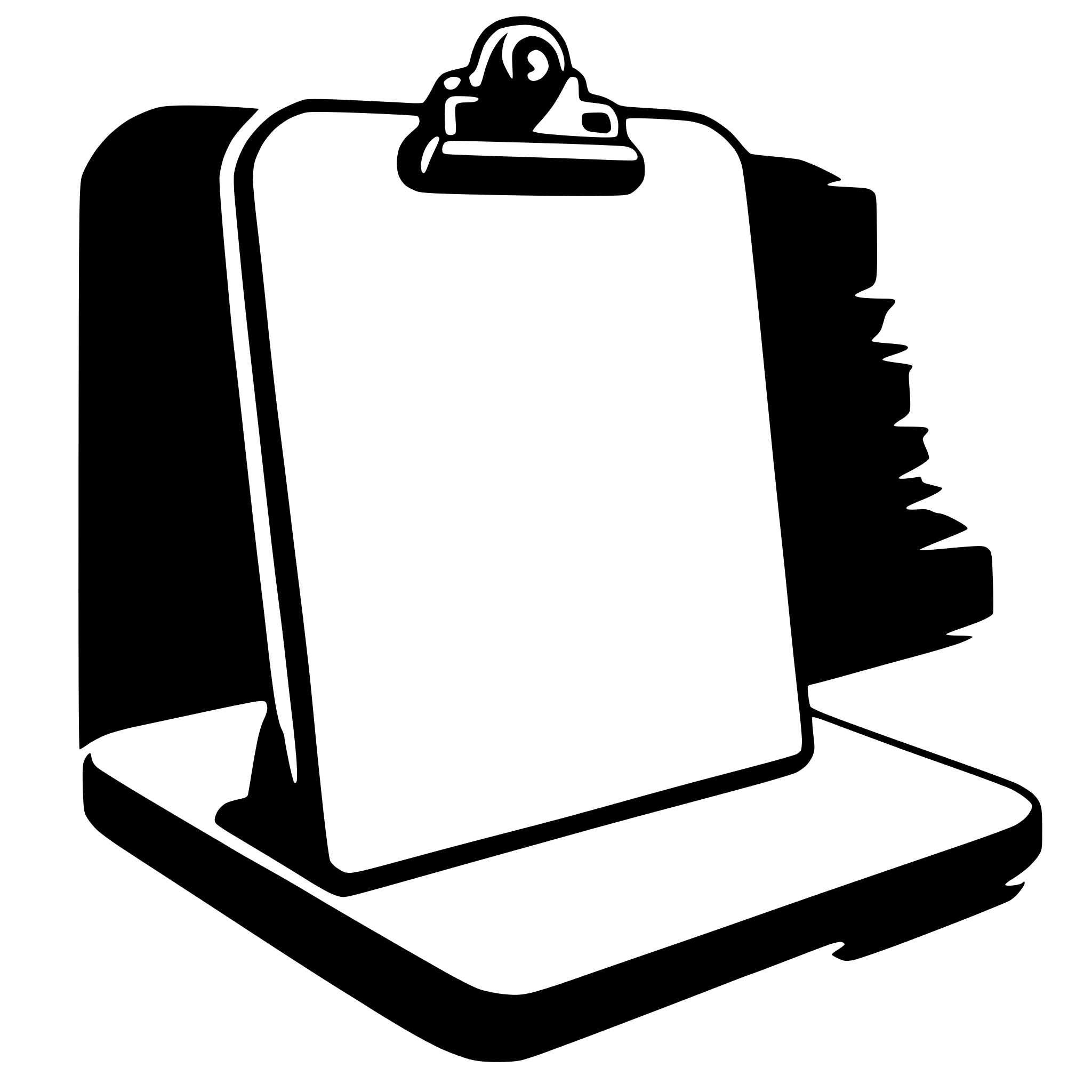 AI-generated SVG of a A clipboard