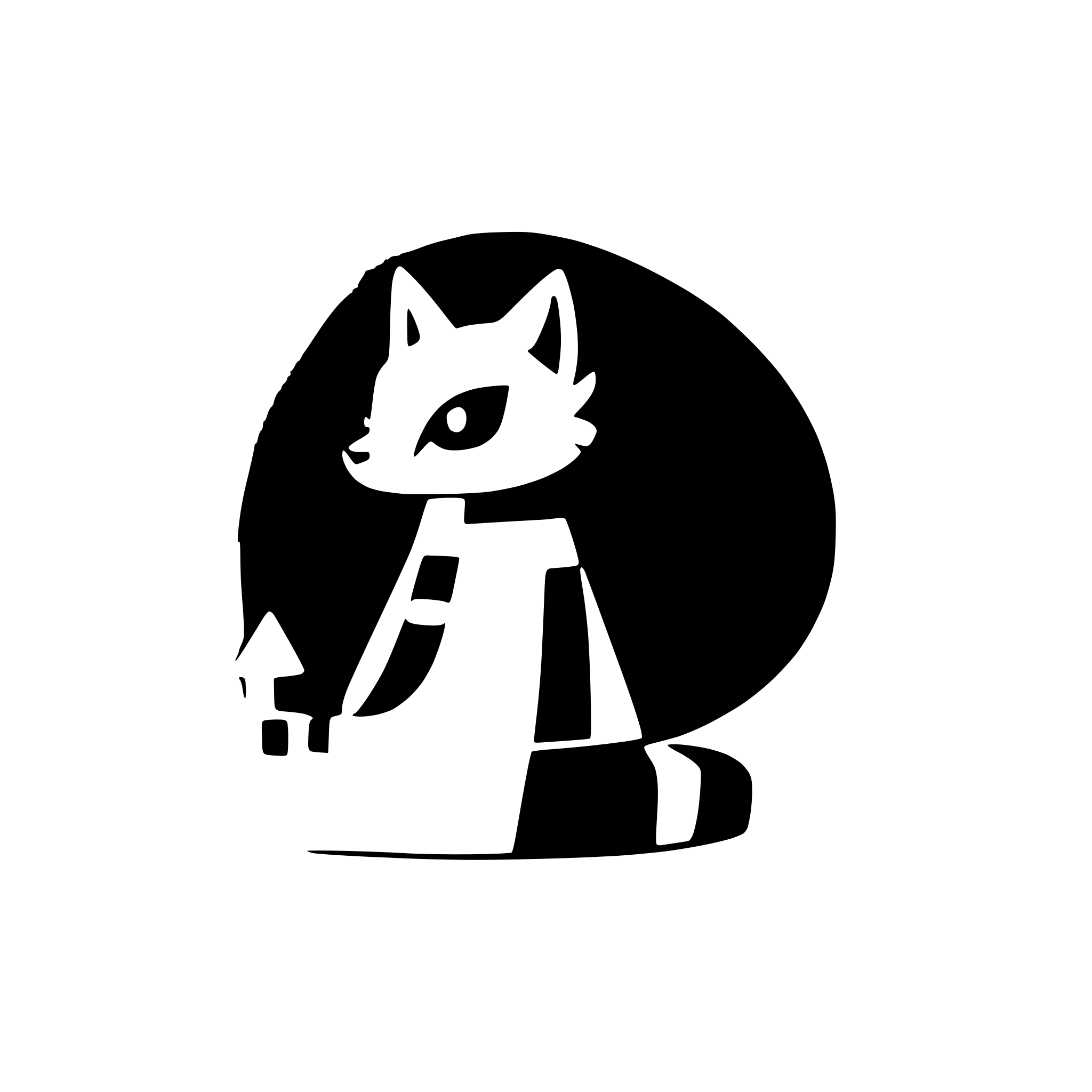 AI-generated SVG of a Fox sitting with paw on a big chess figure