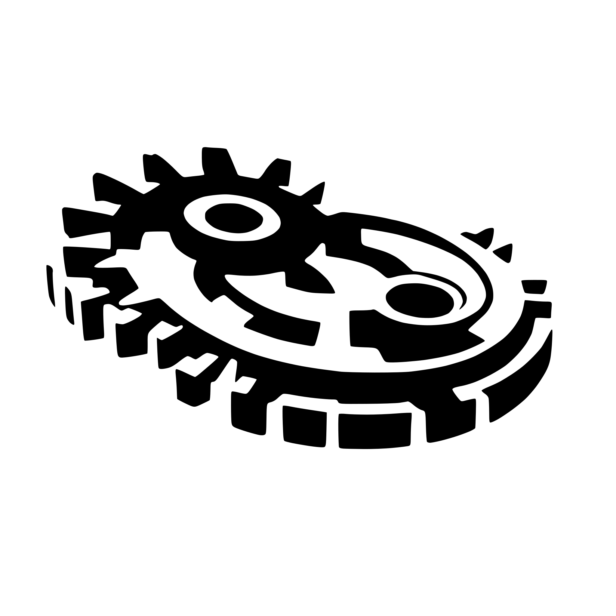 AI-generated SVG of 'gears from lateral view'