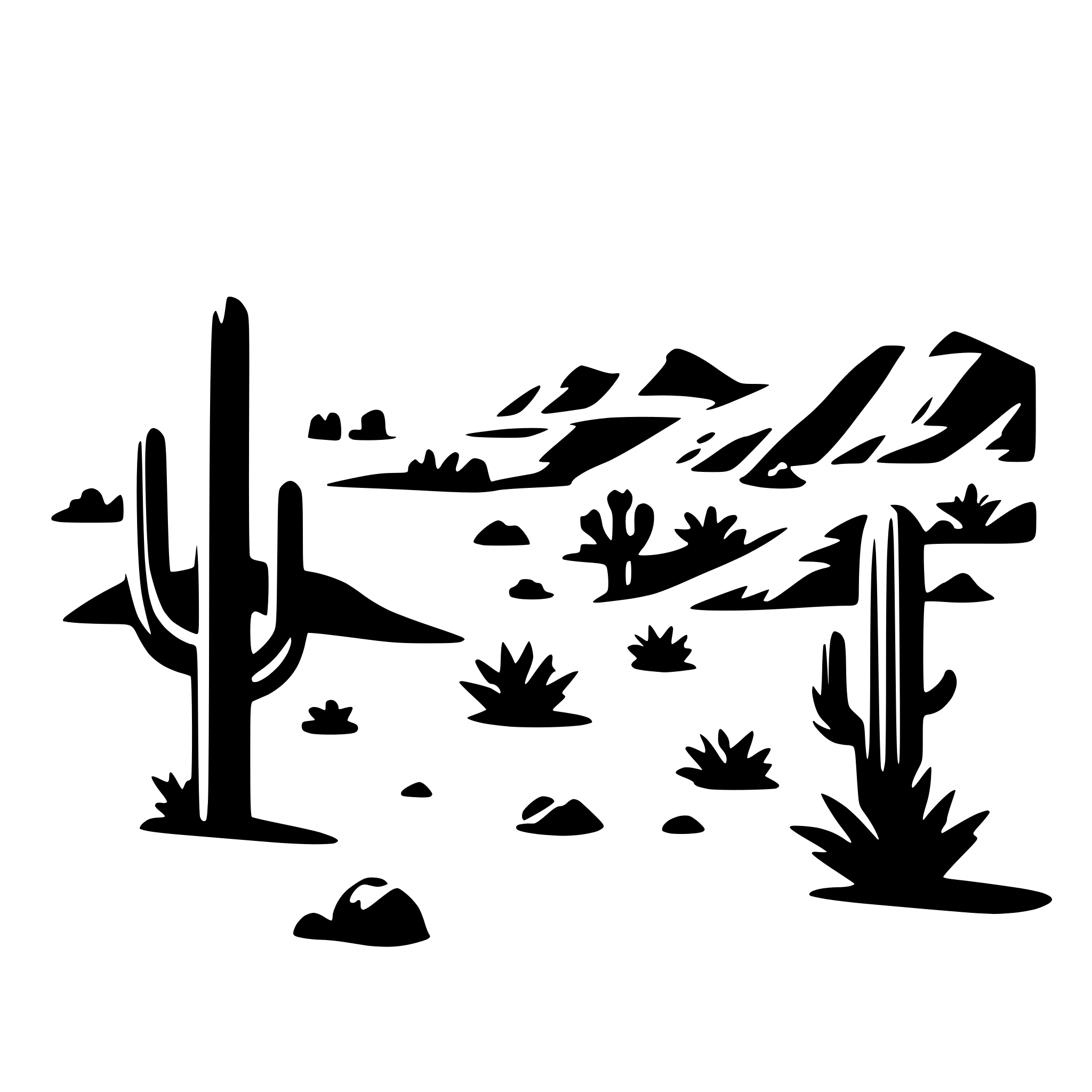 AI-generated SVG of 'desert ecosystem'