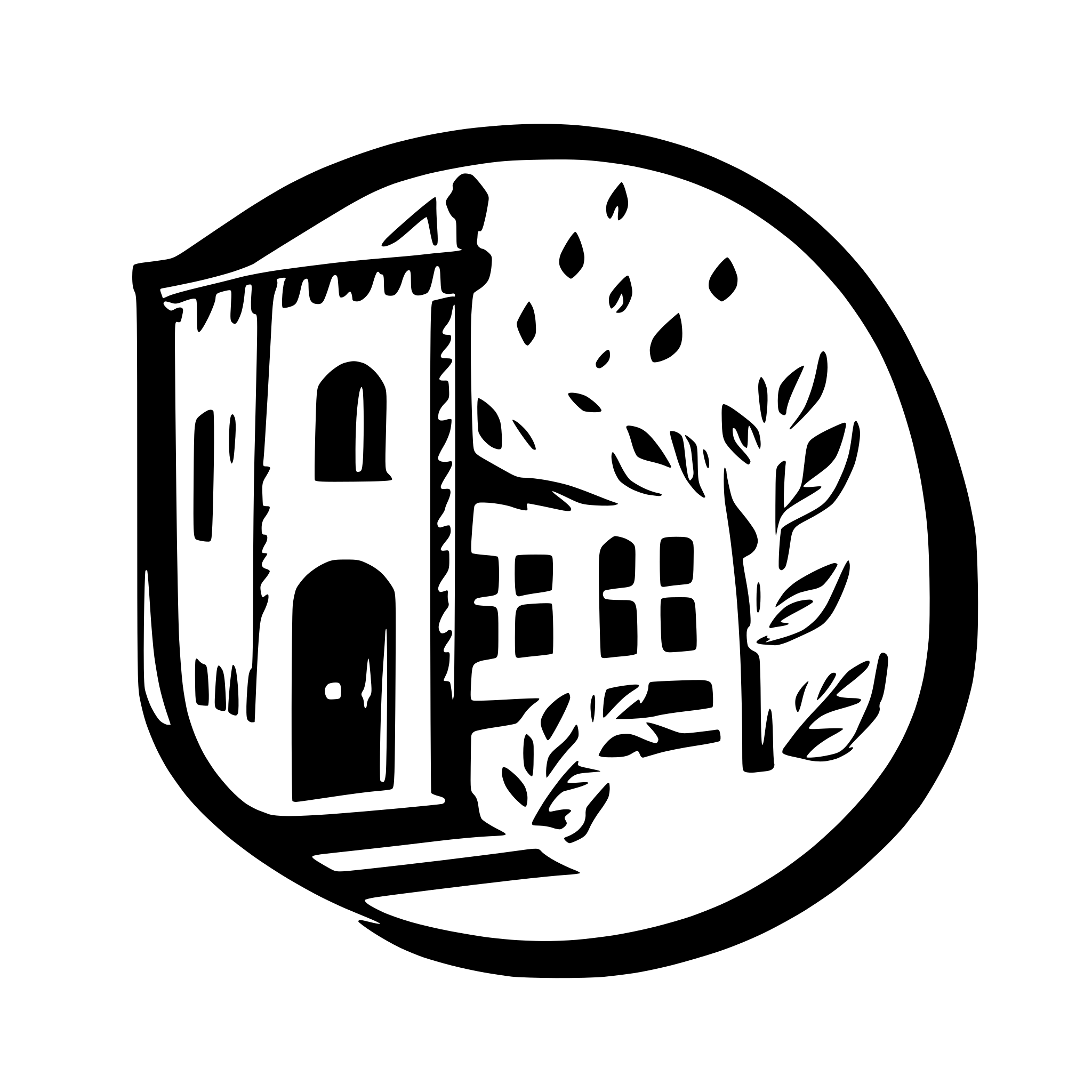 AI-generated SVG of a a cool icon for an old tavern