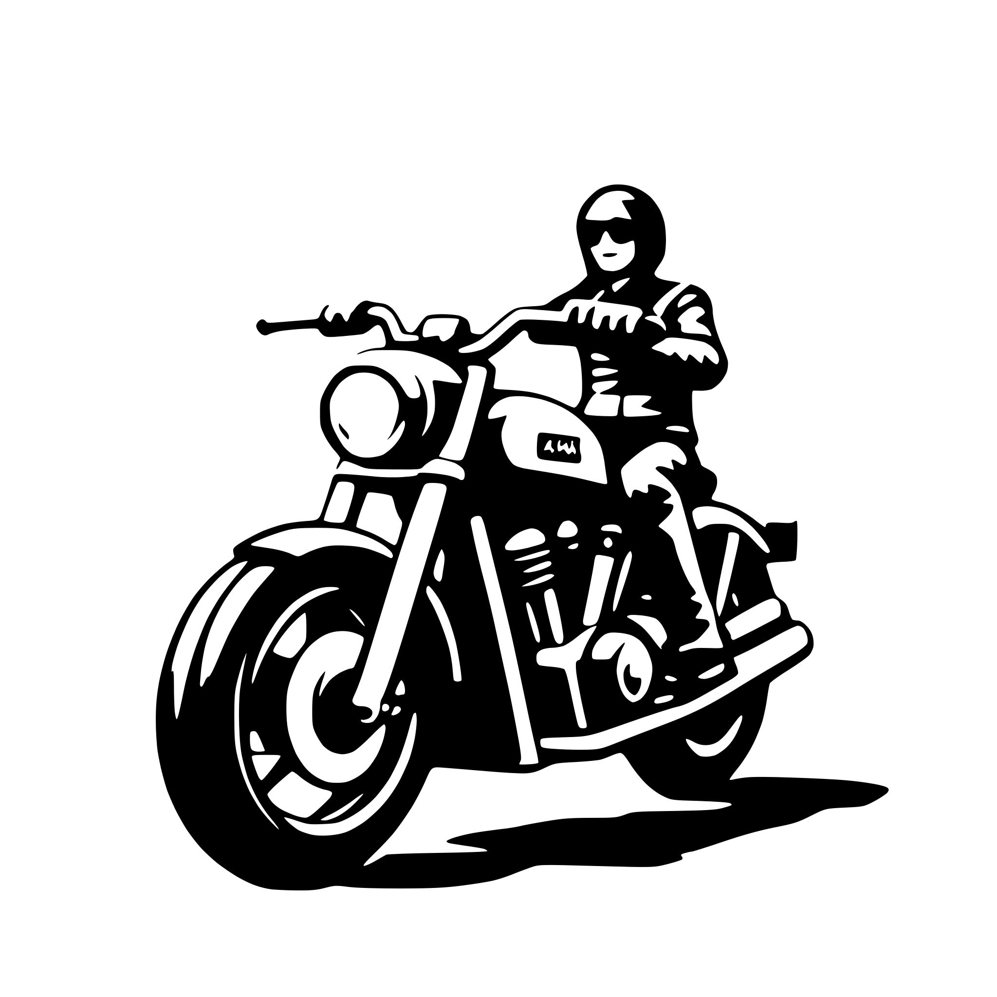 AI-generated SVG of a motorcycle