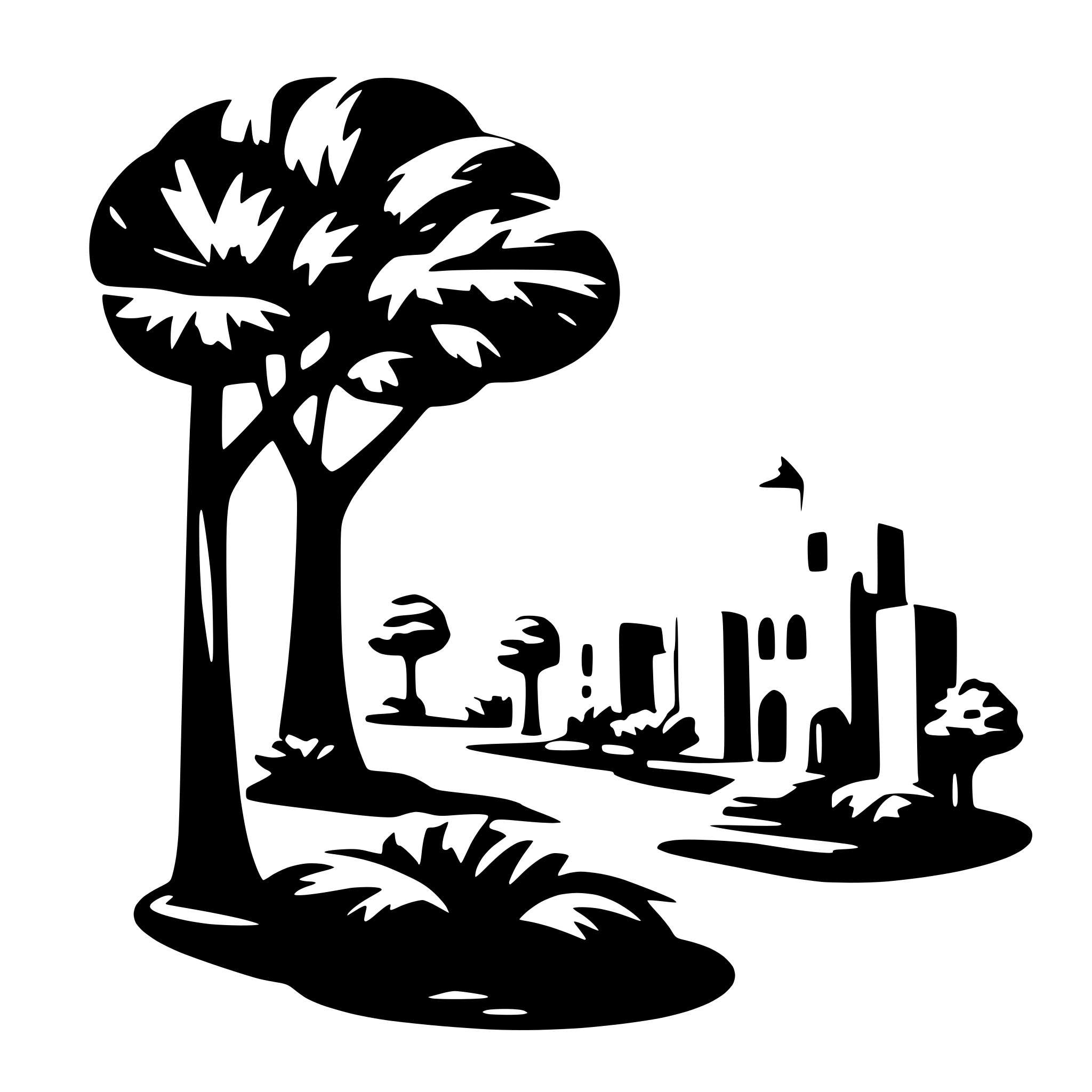 AI-generated SVG of 'موظف أمن'