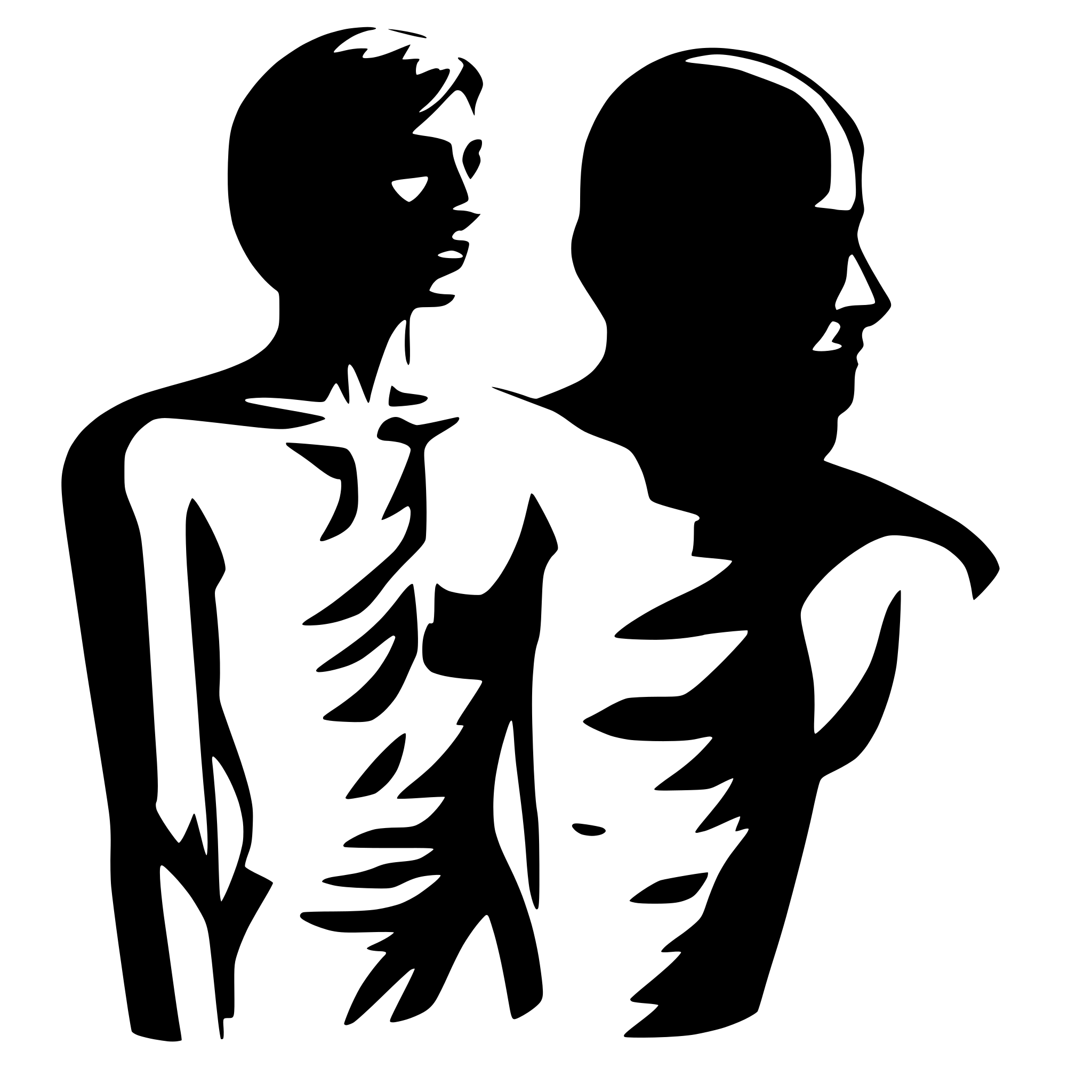 AI-generated SVG of a render shadow of body