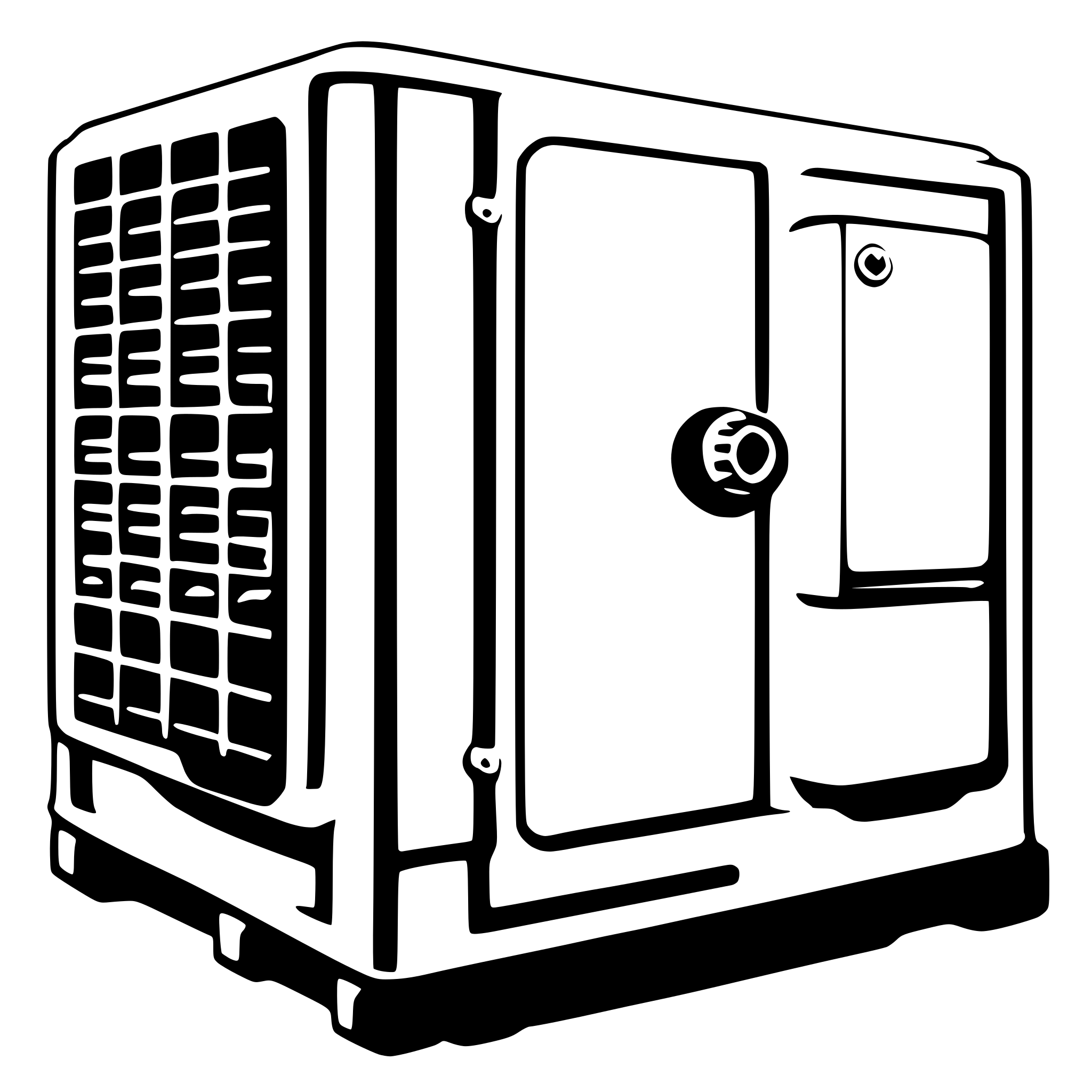 AI-generated SVG of a 2D, Air handling unit
