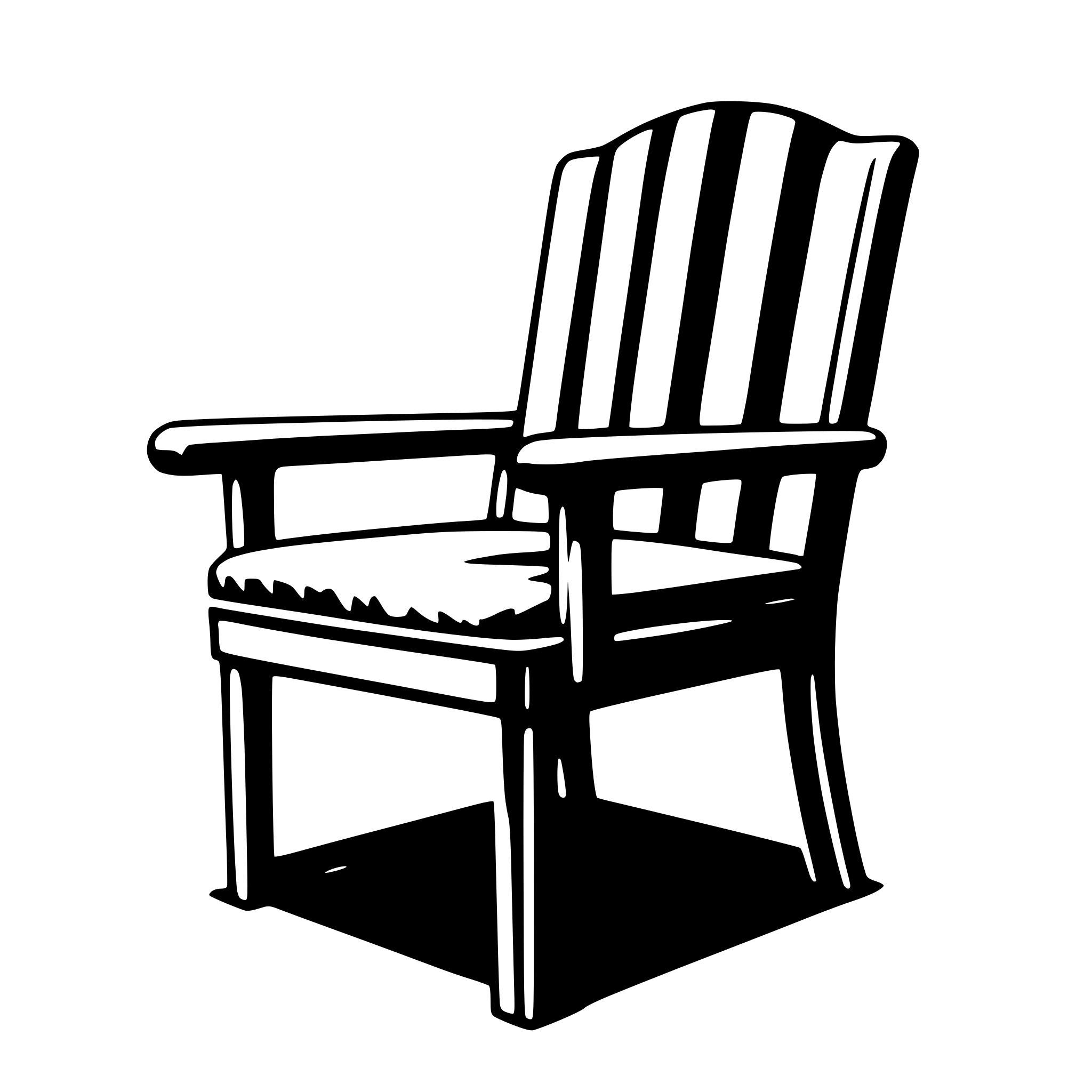 AI-generated SVG of a chair