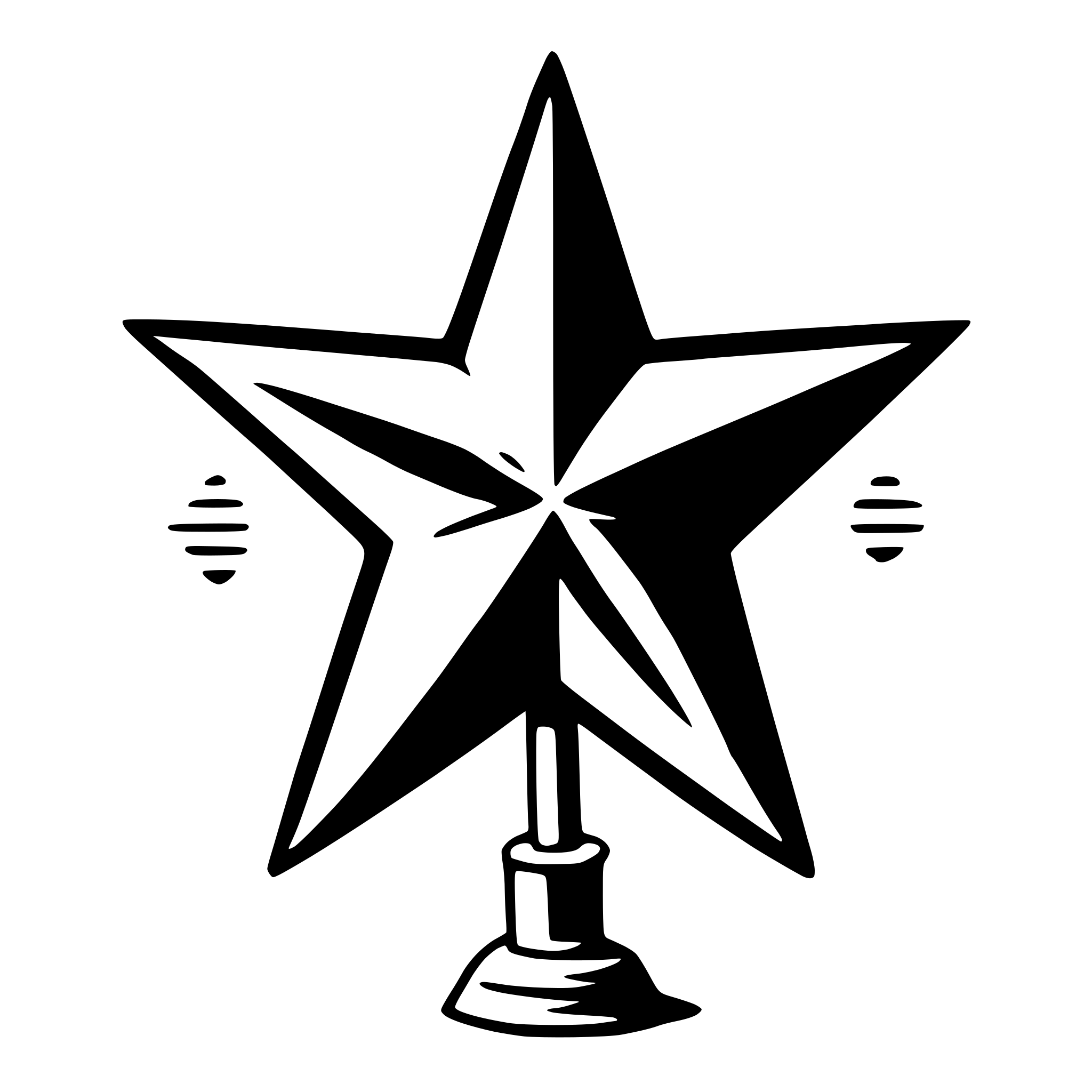 AI-generated SVG of a christmas star
