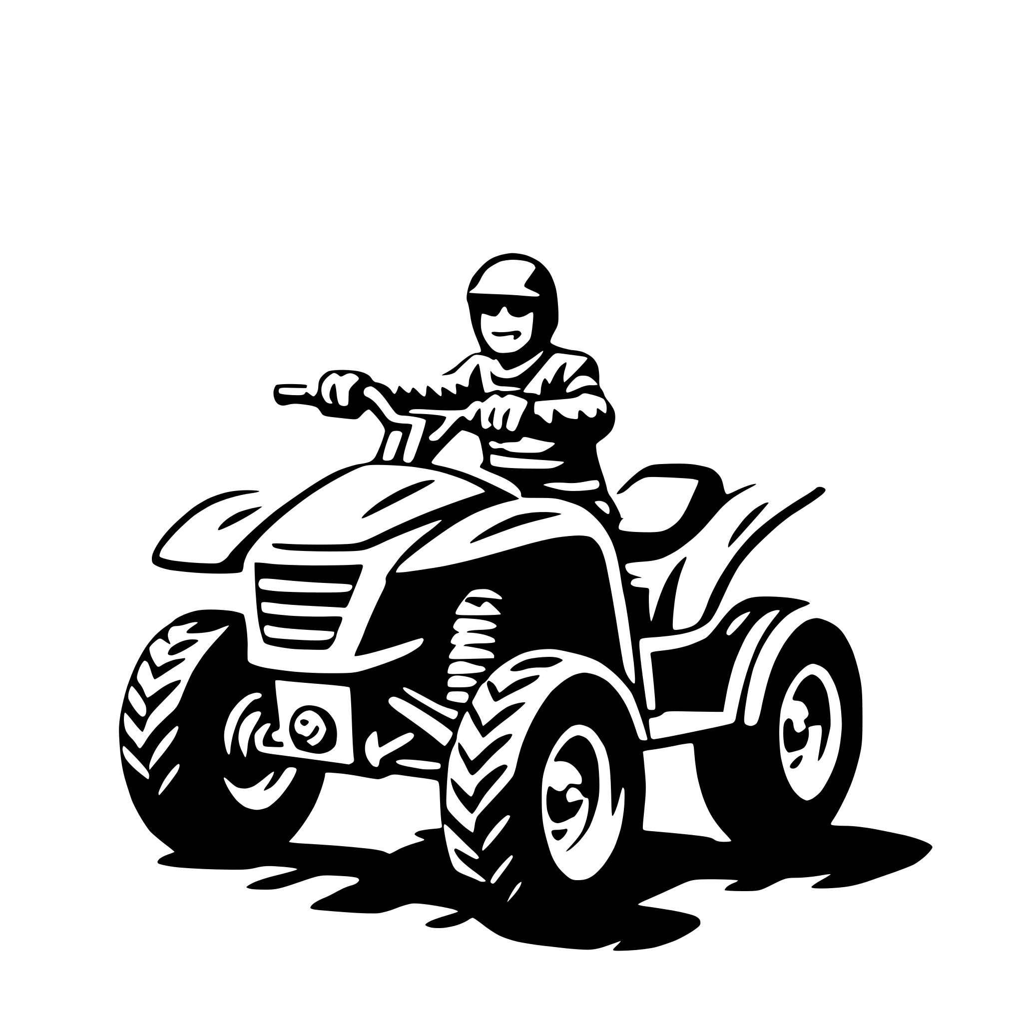 AI-generated SVG of 'quad bike'