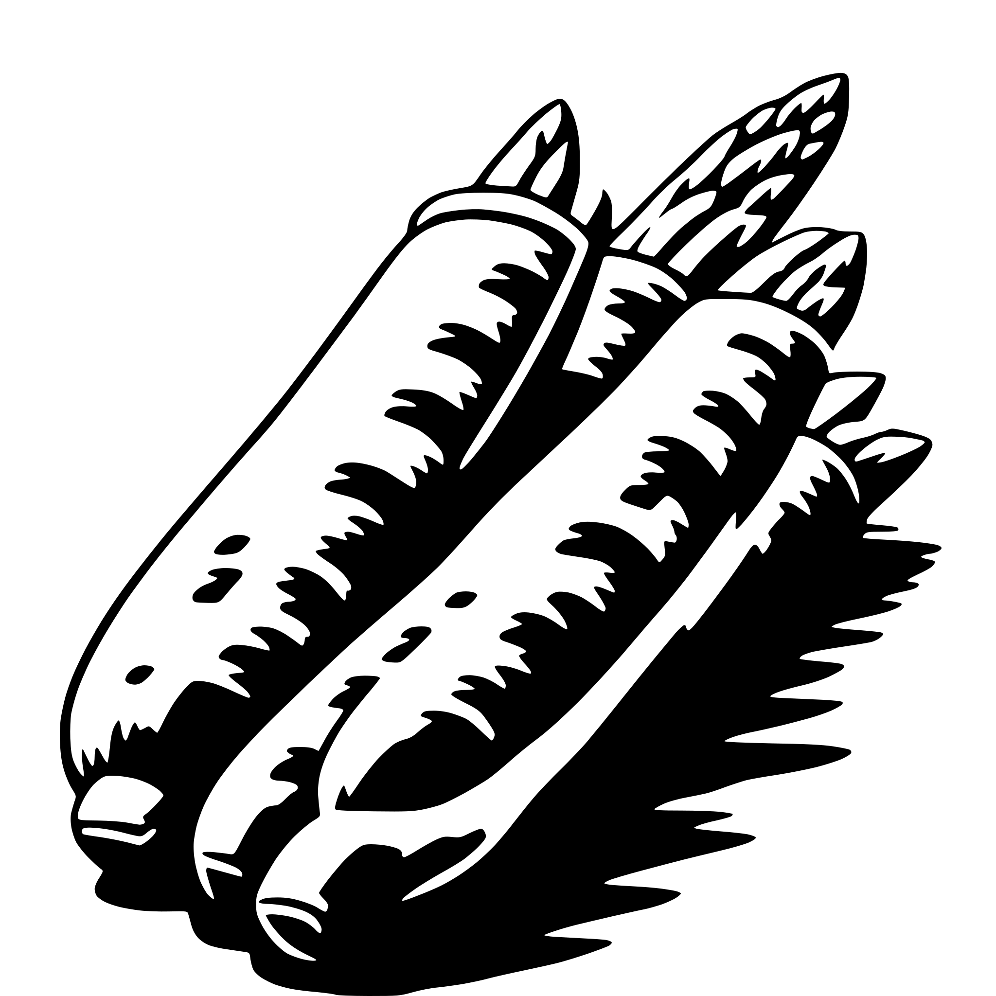 AI-generated SVG of 'asparagus'