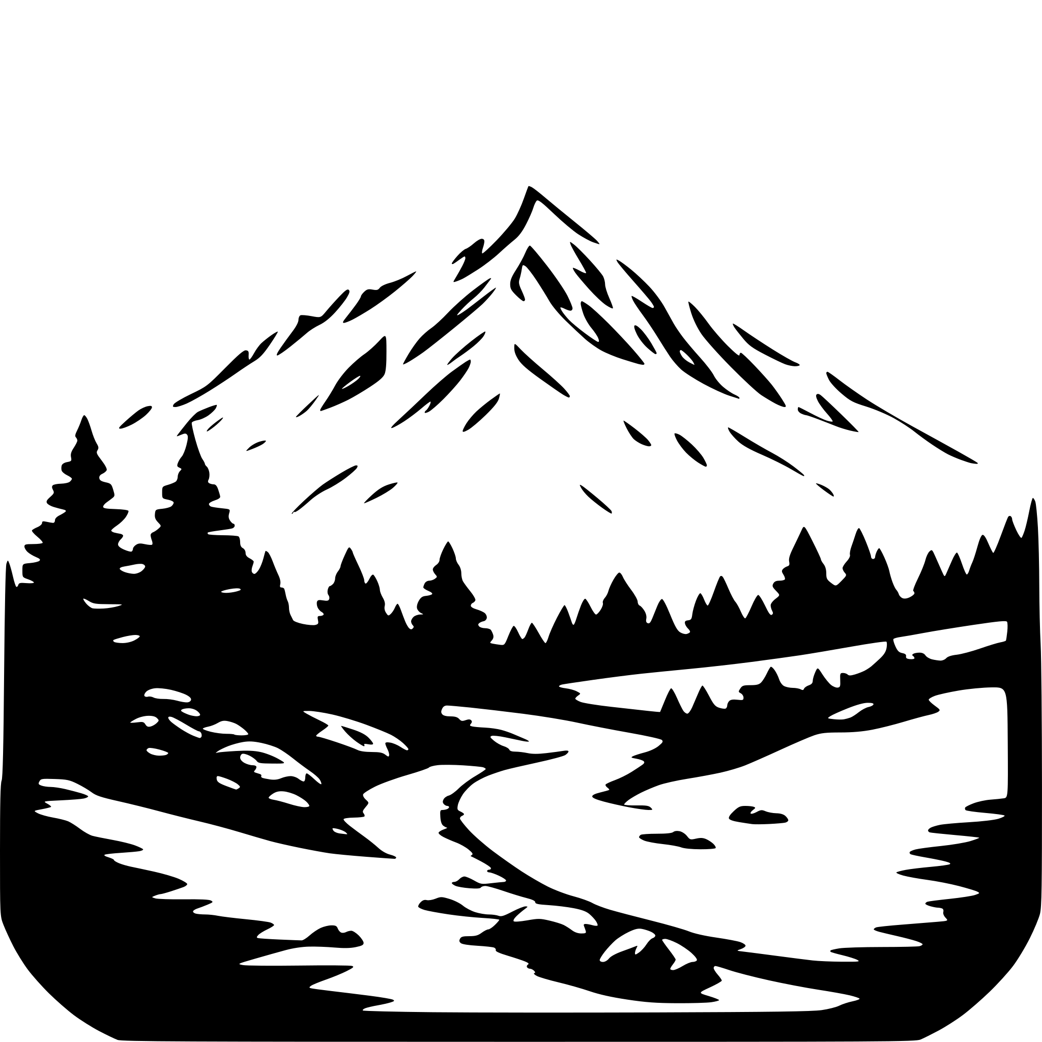 AI-generated SVG of a snowcapped mountain