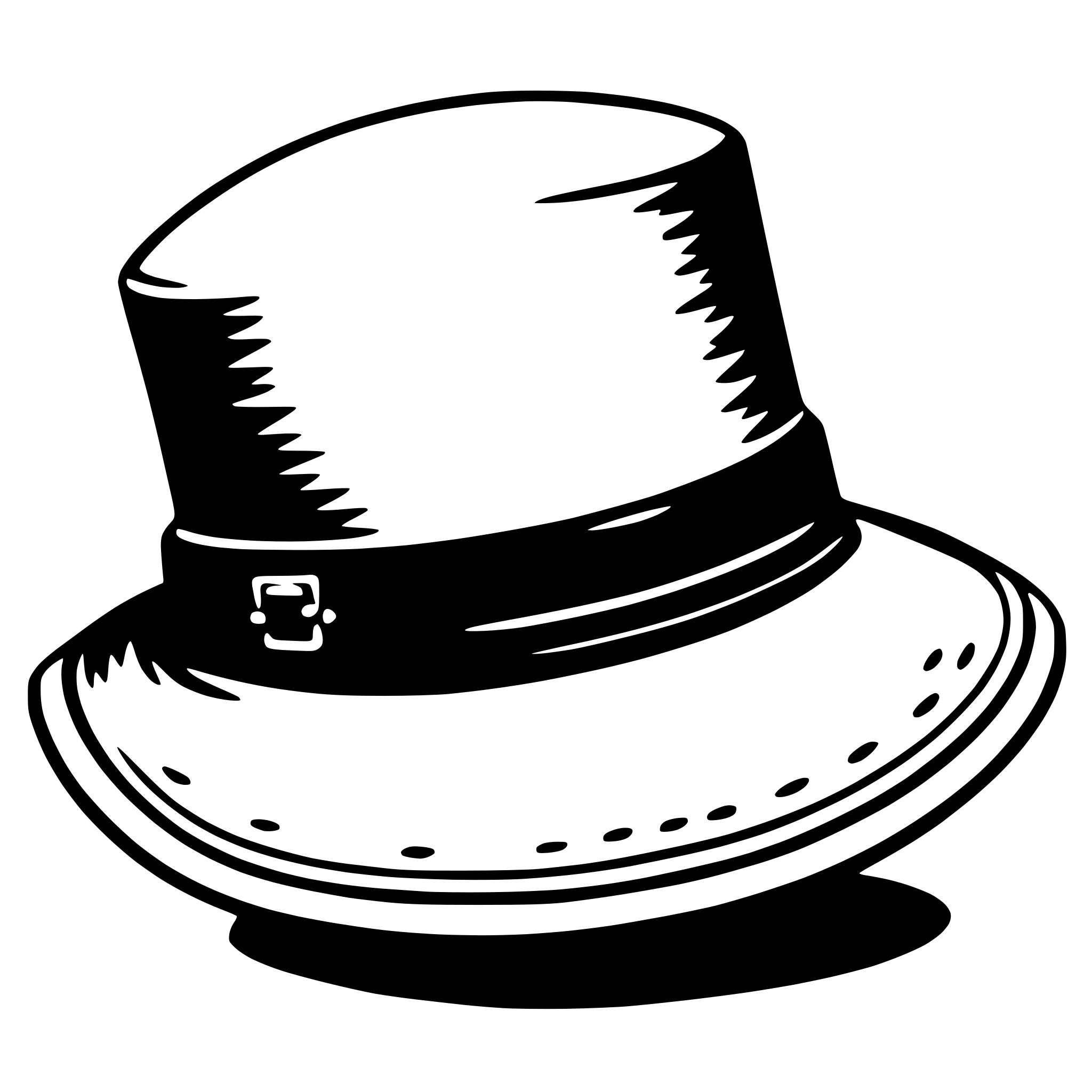 AI-generated SVG of a sun hat