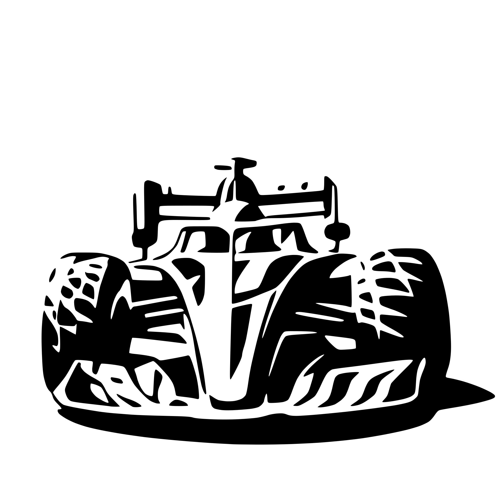 AI-generated SVG of a a front facing f1 car