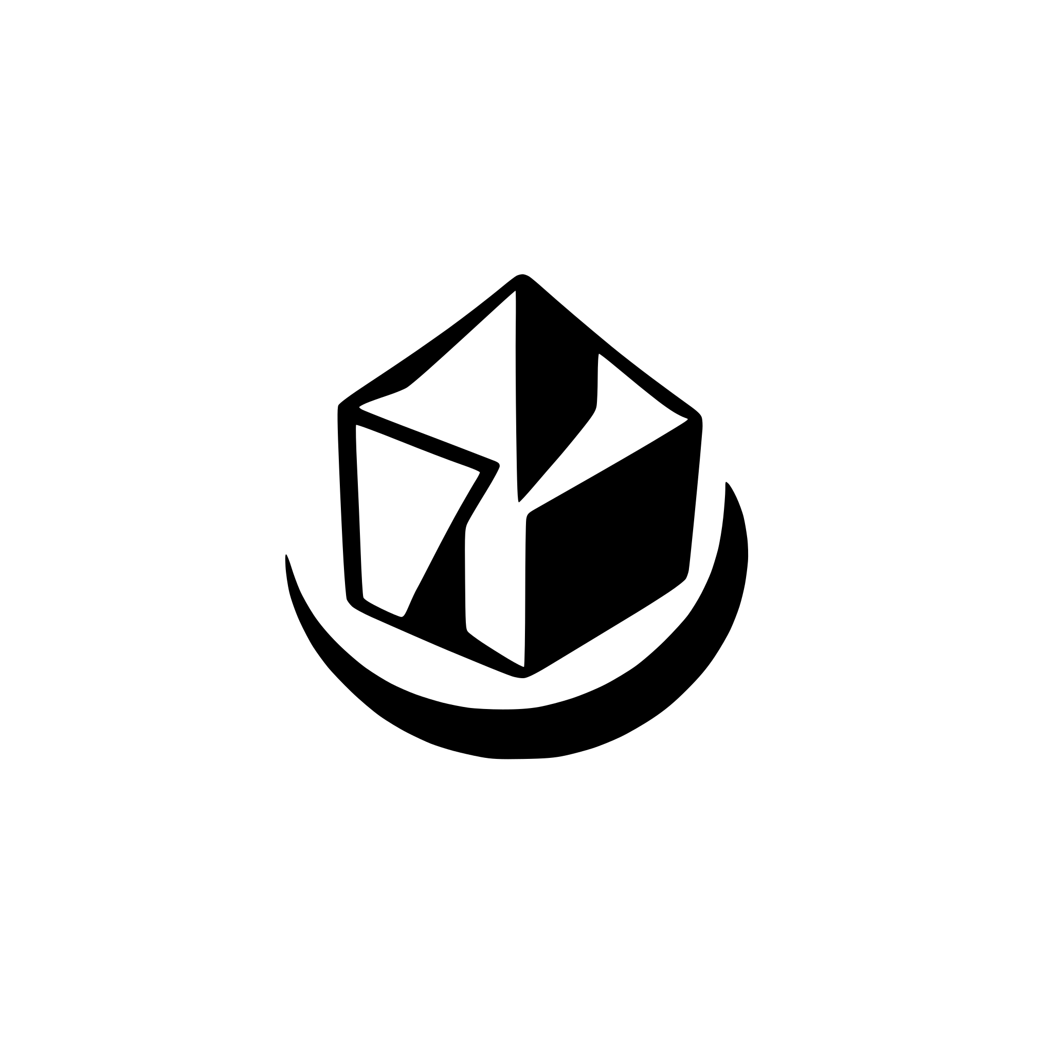 AI-generated SVG of a internet supabase simple flat