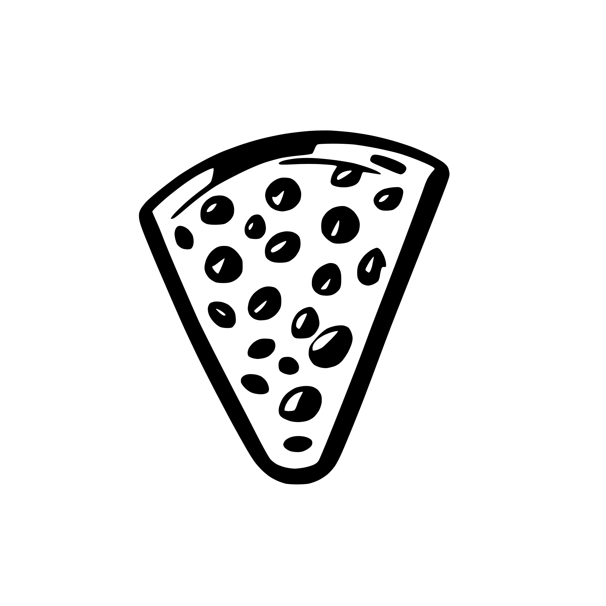 AI-generated SVG of 'pizza'