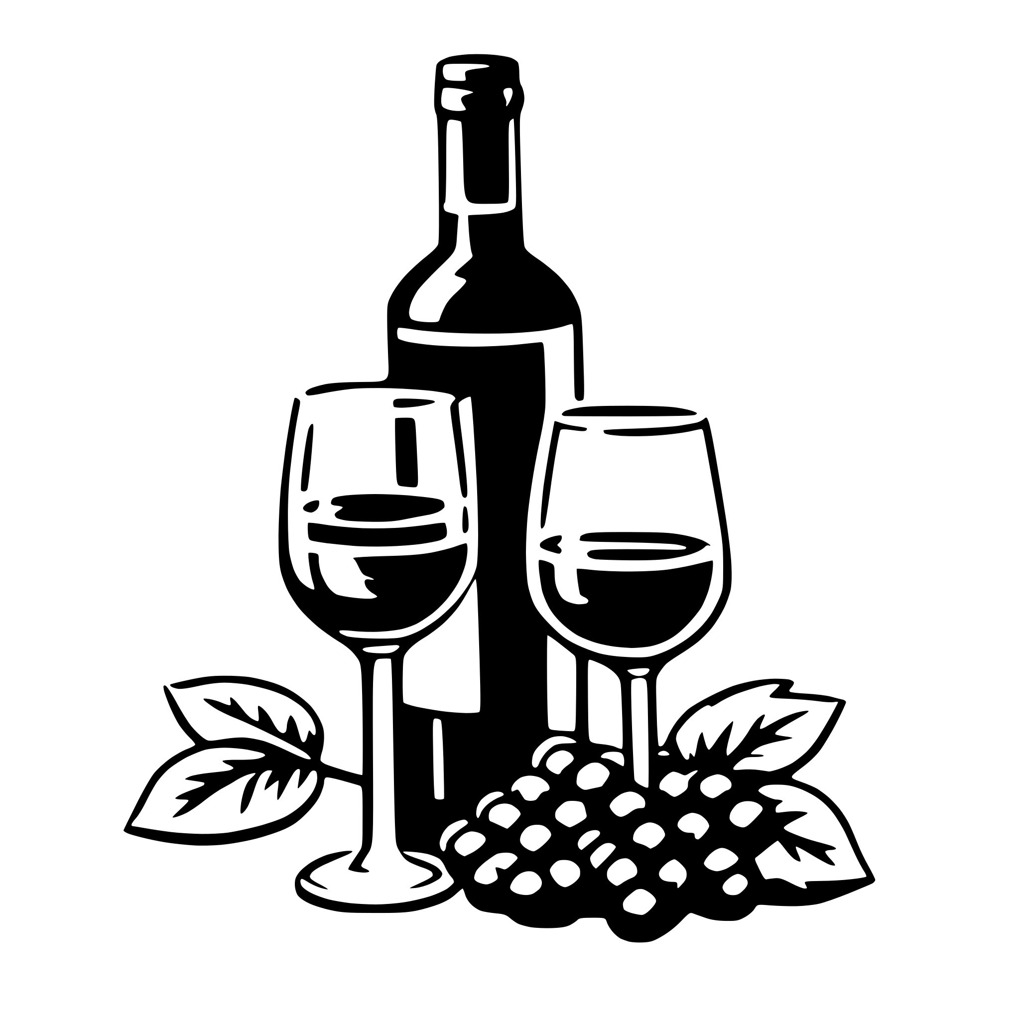 AI-generated SVG of 'wine'