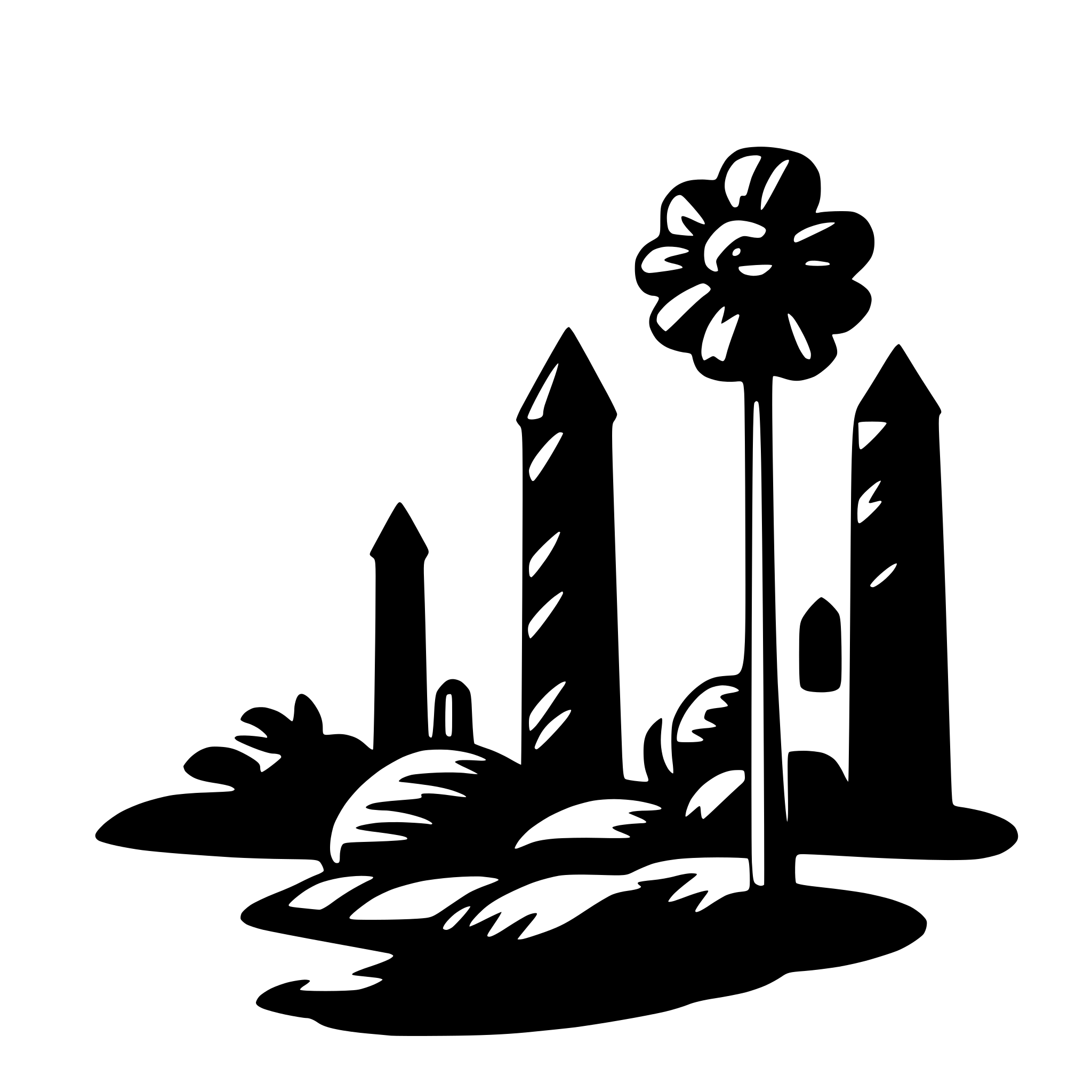 AI-generated SVG of a poster