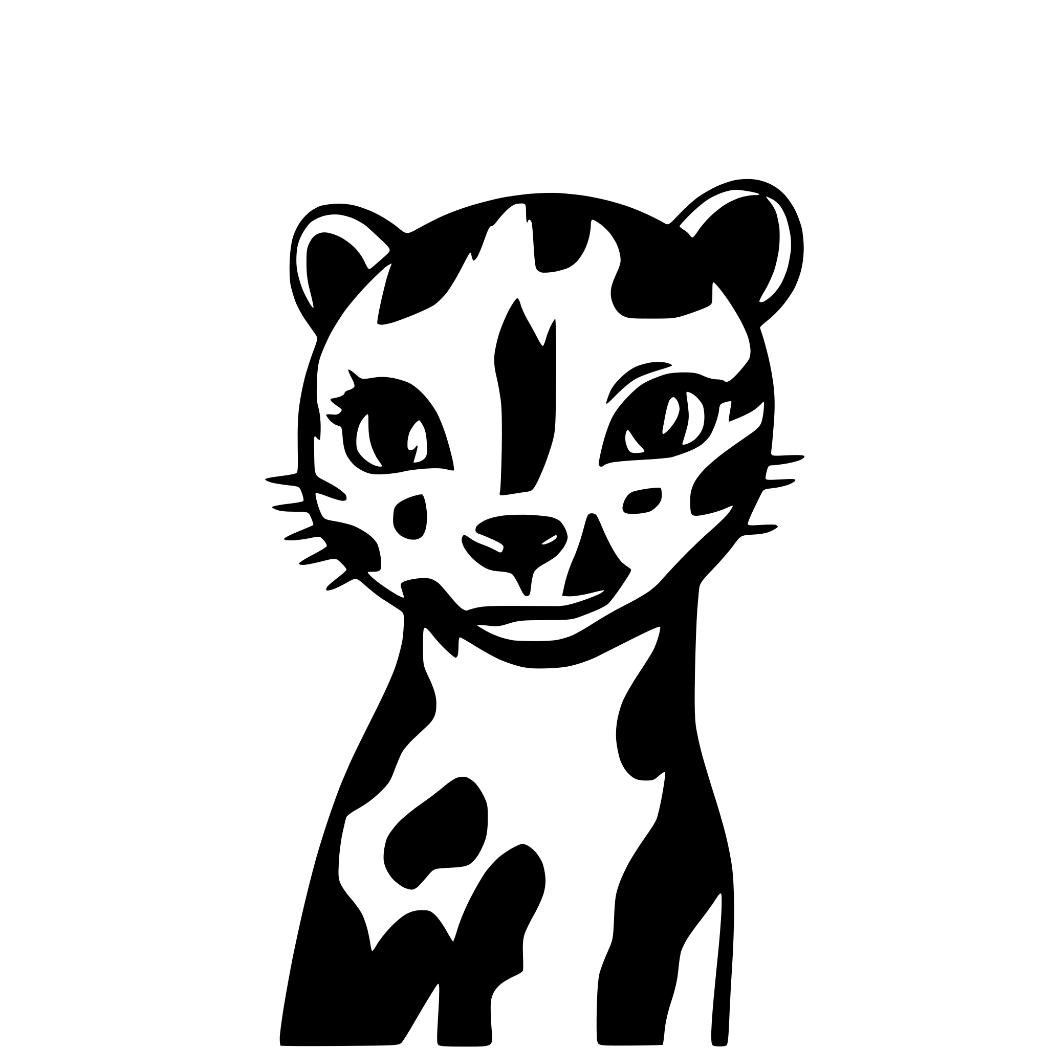 AI-generated SVG of 'cheeta'