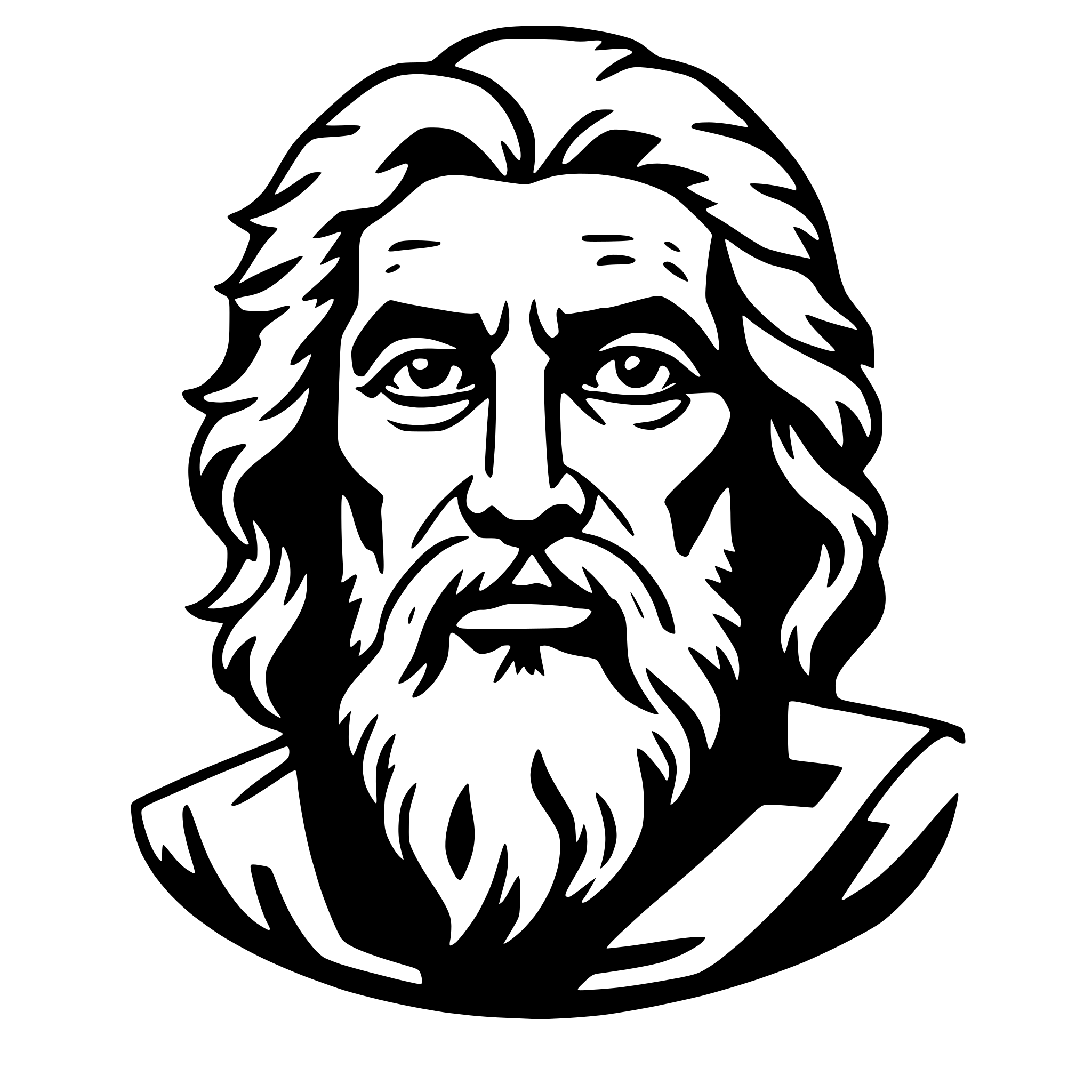 AI-generated SVG of 'zeus'
