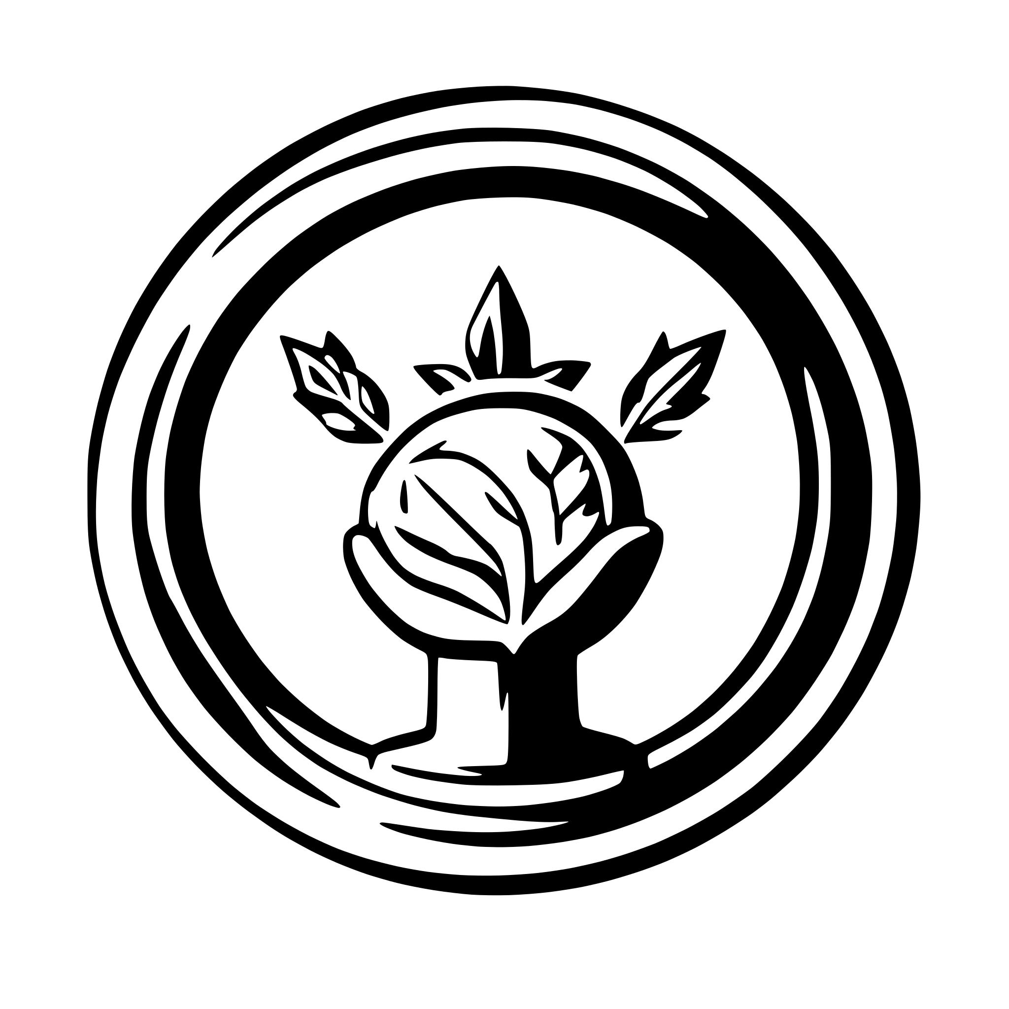 AI-generated SVG of a logo for the Durham Ultimate Club - ultimate frisbee league