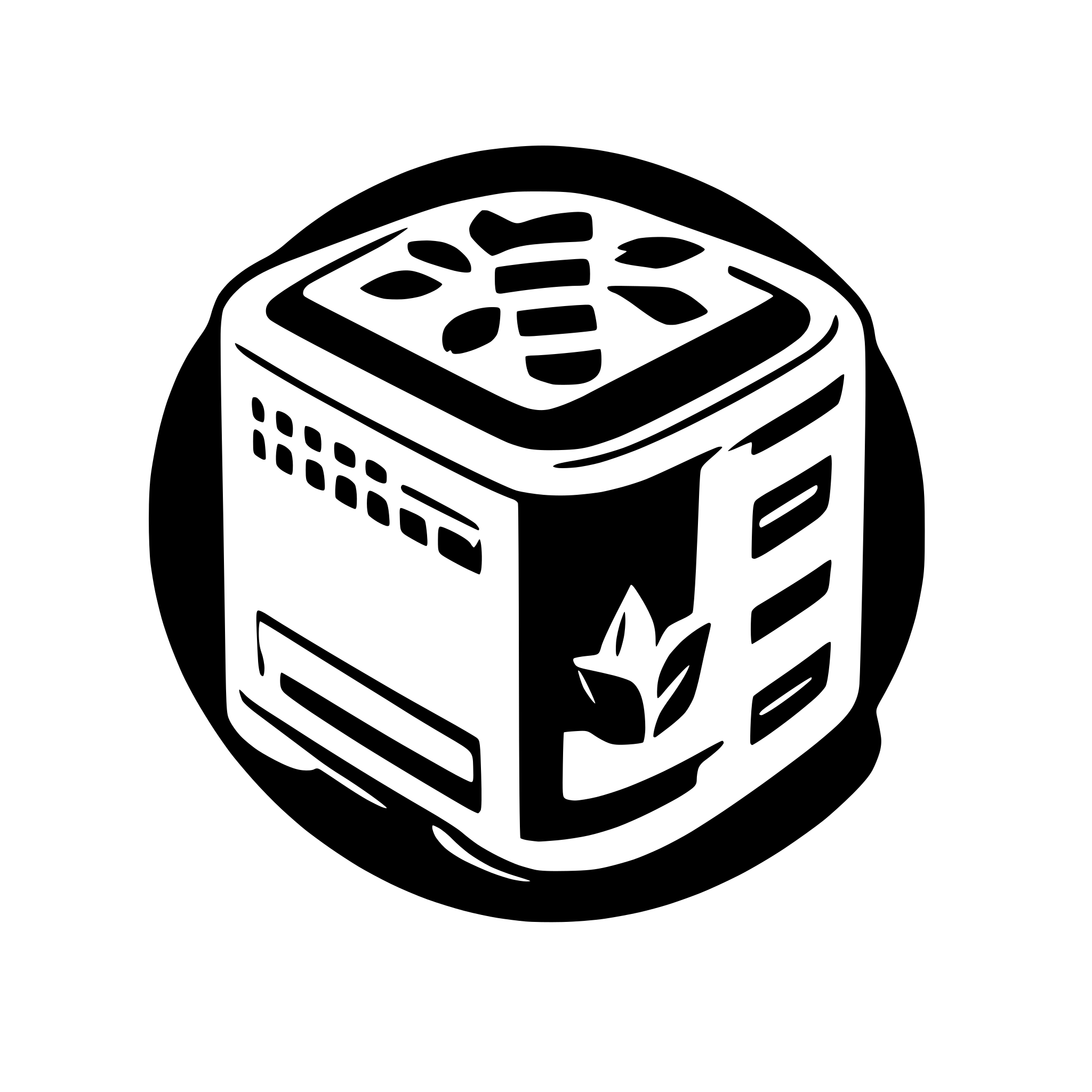 AI-generated SVG of a modern logo for backup server data for media configs