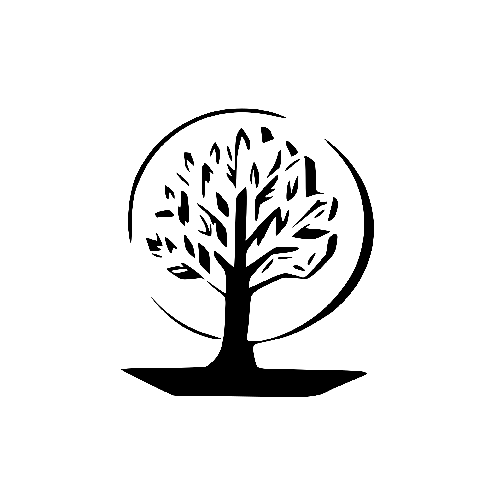 AI-generated SVG of a tree