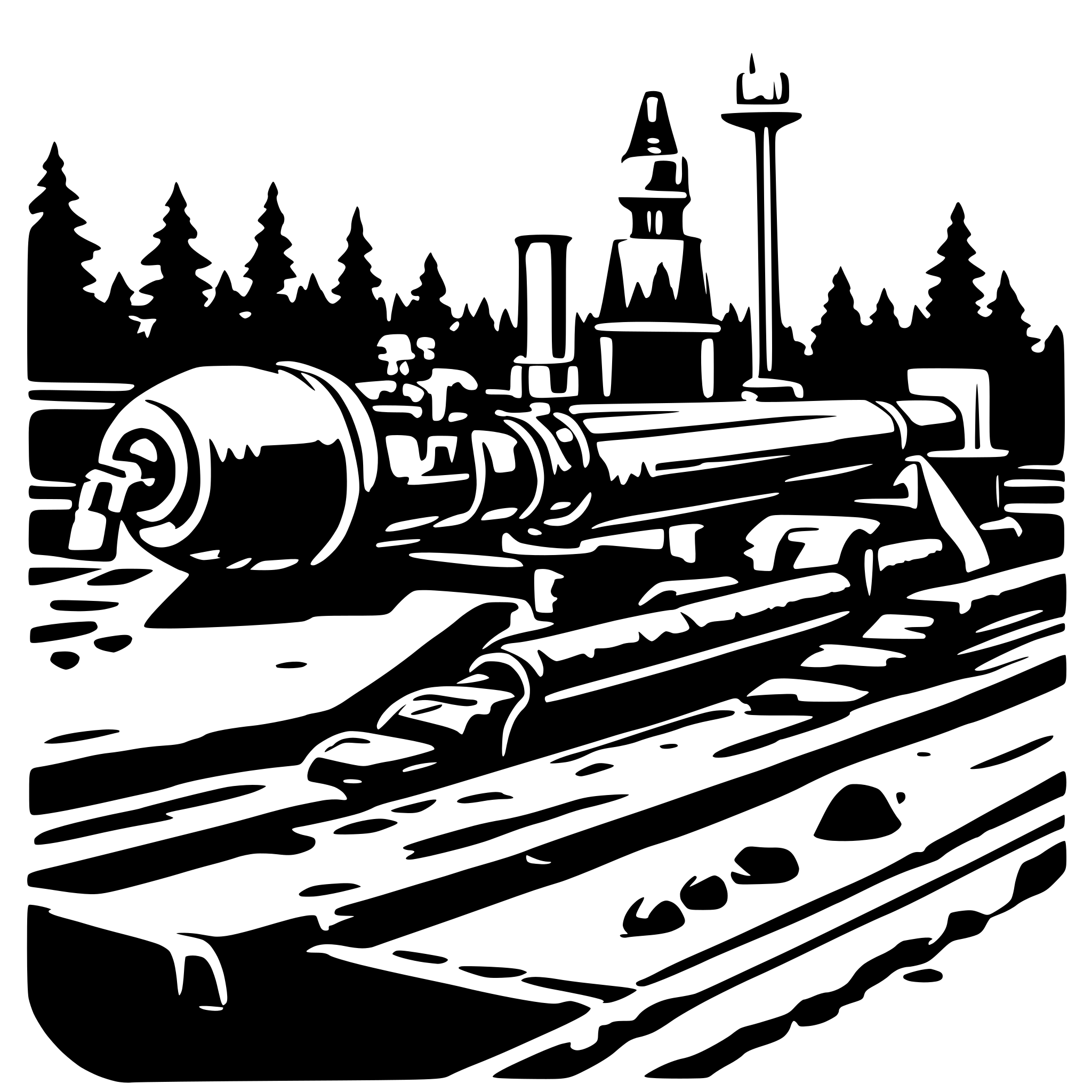 AI-generated SVG of 'Horizontal Directional Drilling process'