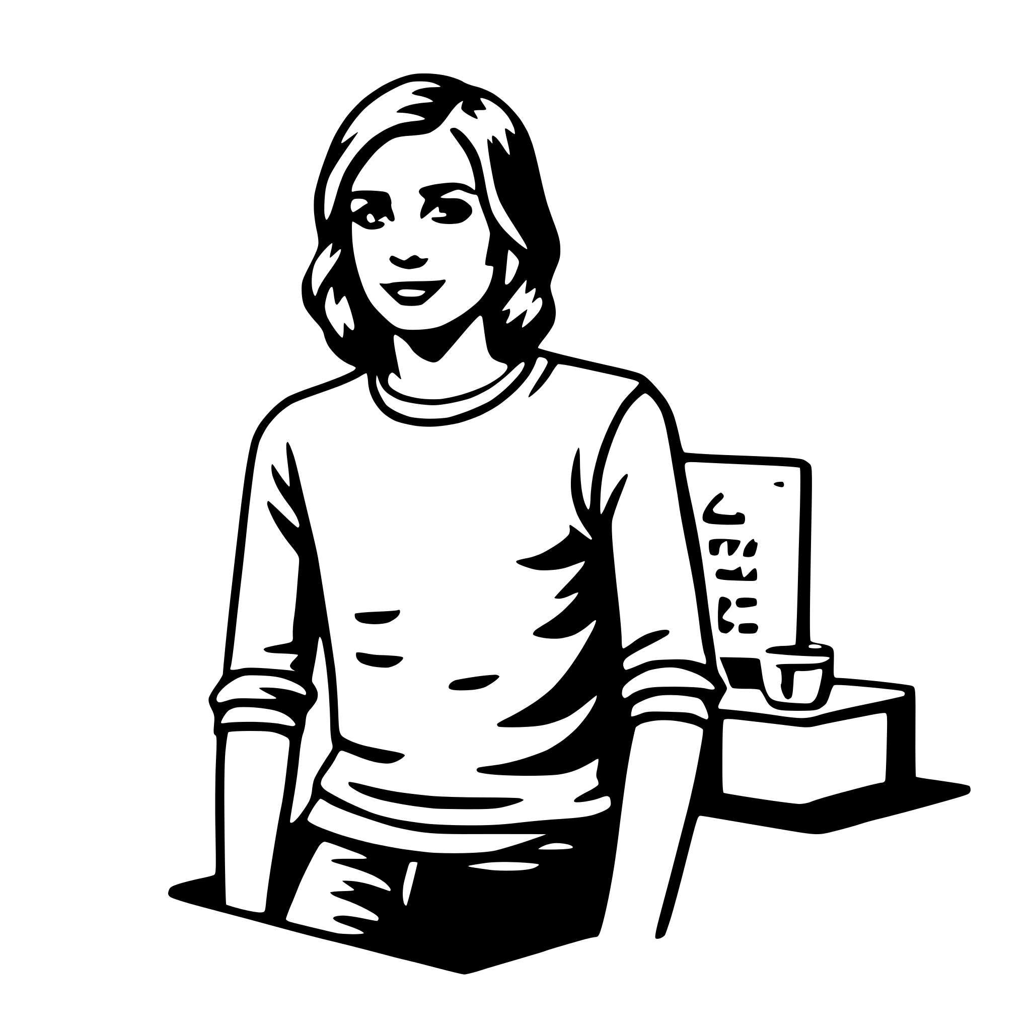 AI-generated SVG of a illustrator