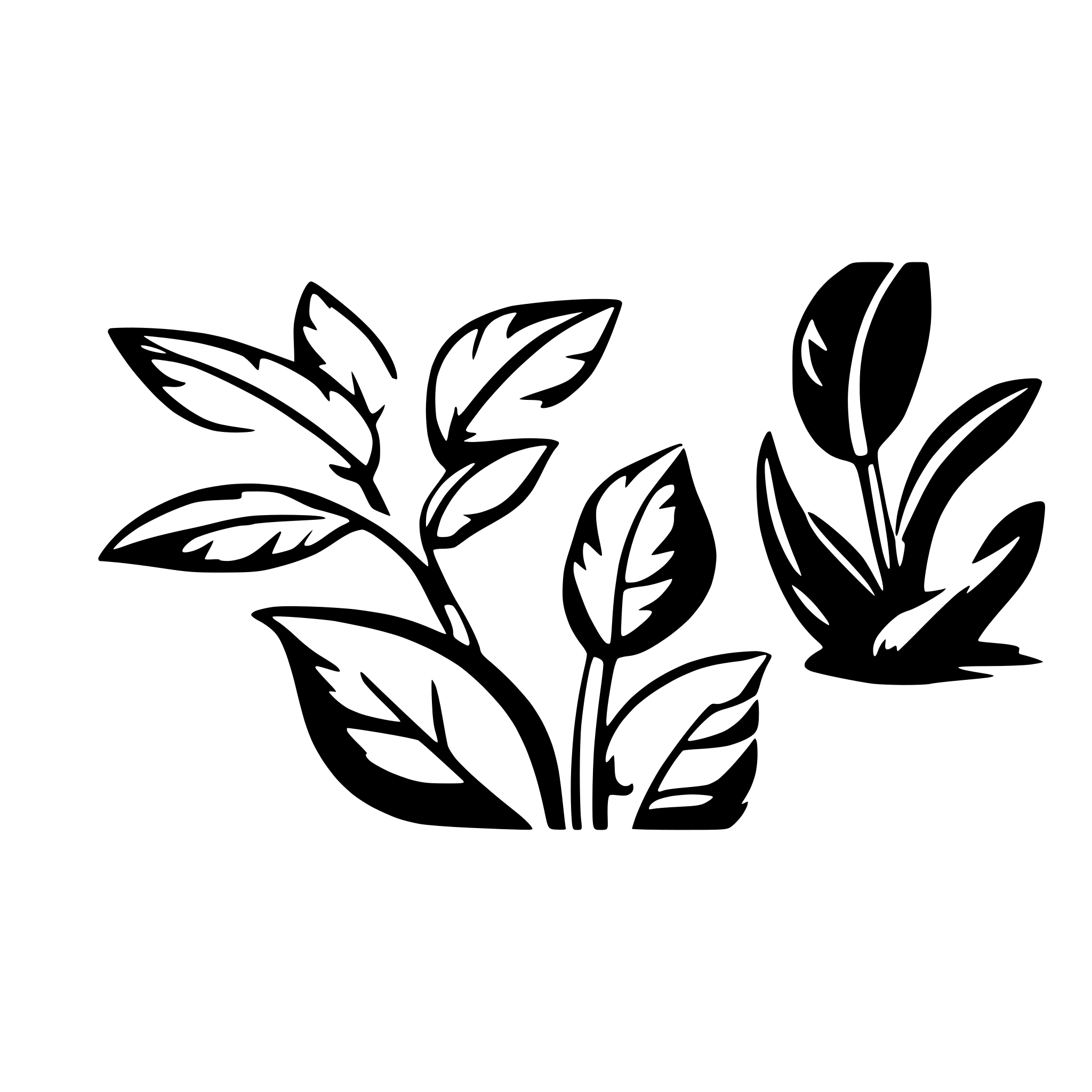 AI-generated SVG of a plant pattern