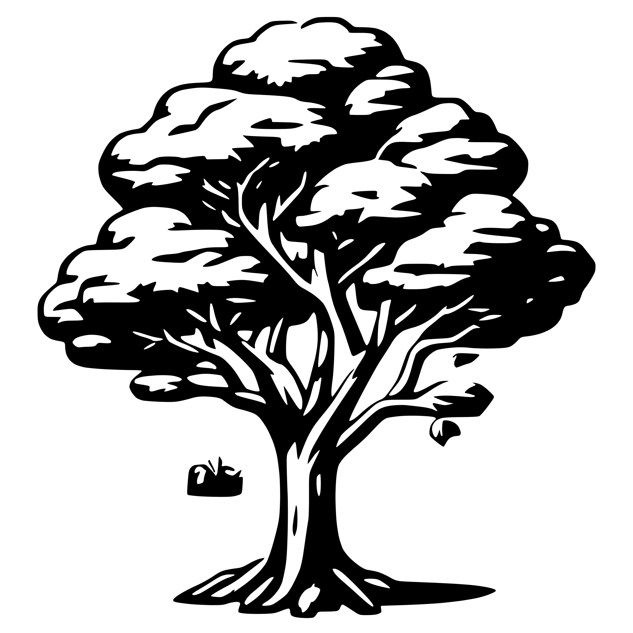 AI-generated SVG of 'Tree of jesse'