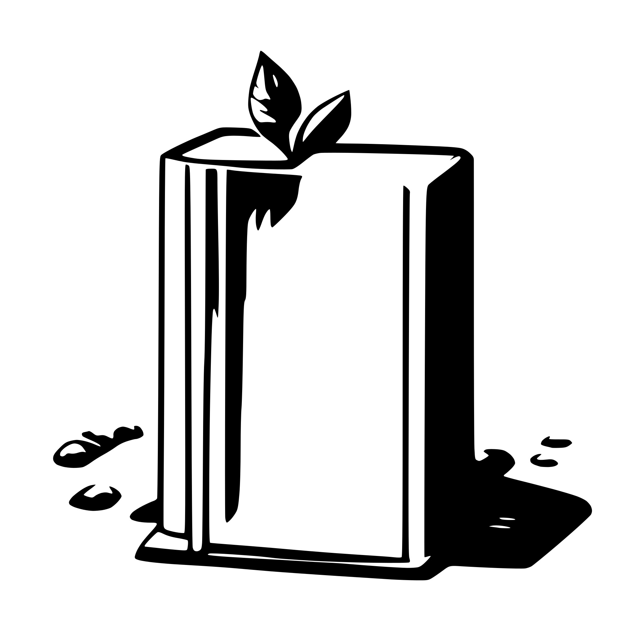 AI-generated SVG of a book