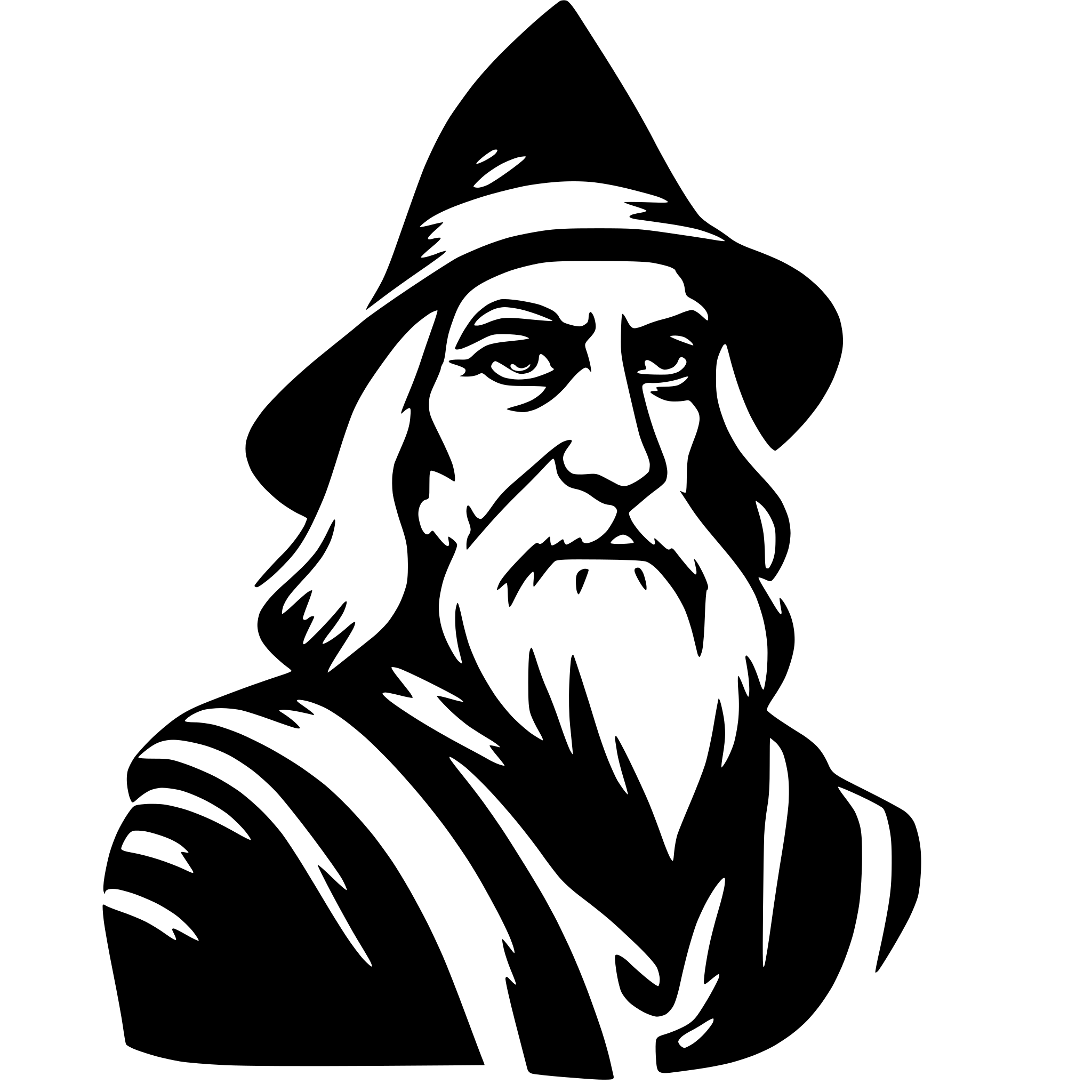 AI-generated SVG of 'wizard svg'