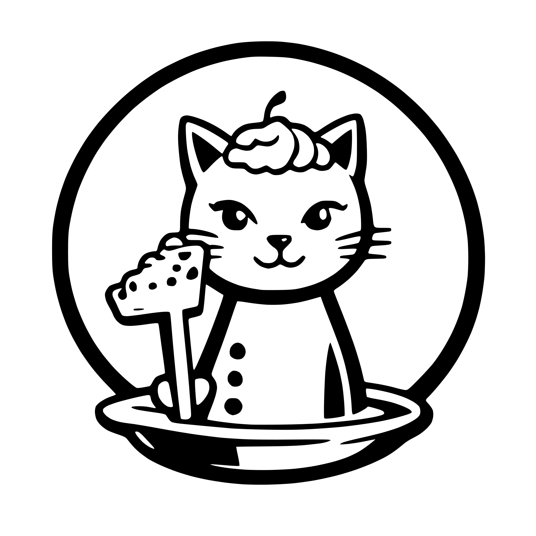 AI-generated SVG of a A logo for baking cakes, homemade sweets and finger food trays for cafes, celebrations and parties.
The main symbol is a 4-year-old domestic male cat in white color with gray spots and a slice of cake and finger food
Color: combination of pink and gray. Use limited and simple colors, and a simple background color.
Design: Simple and without complicated details.
Use clean and clear lines to create the shape of the cat and use the cat symbol in a way that is hidden in the logo.
I want the logo to 