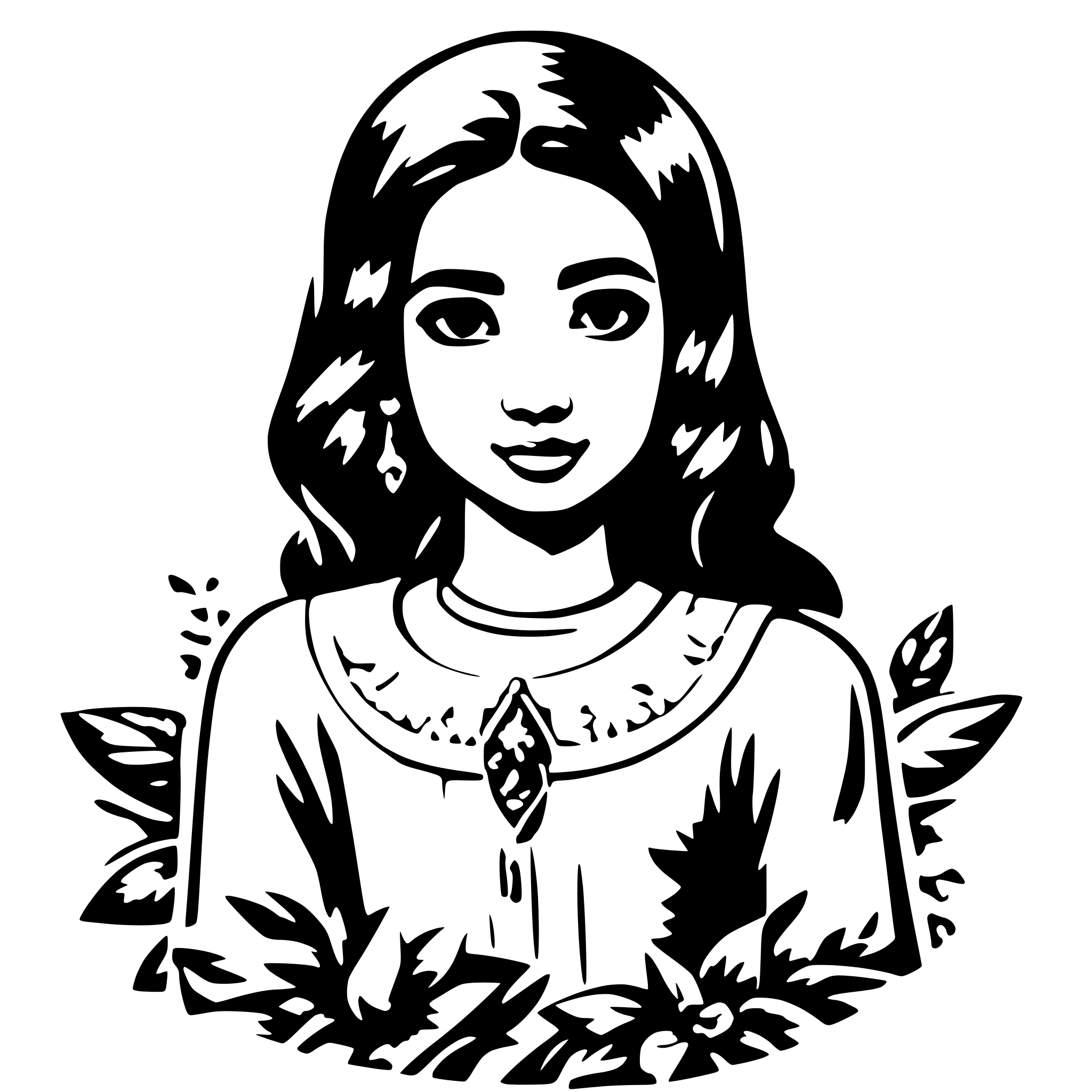 AI-generated SVG of 'PUTRI'
