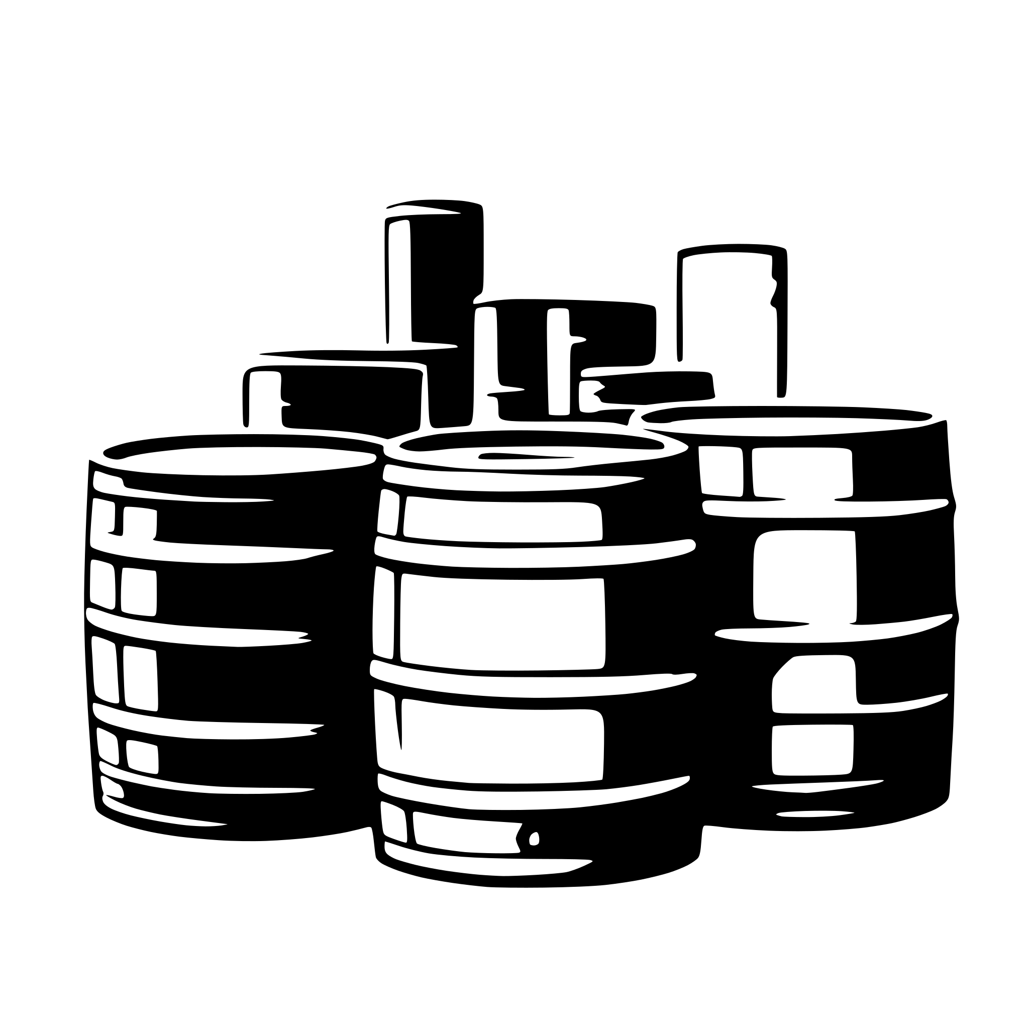 AI-generated SVG of 'Barrels industry'